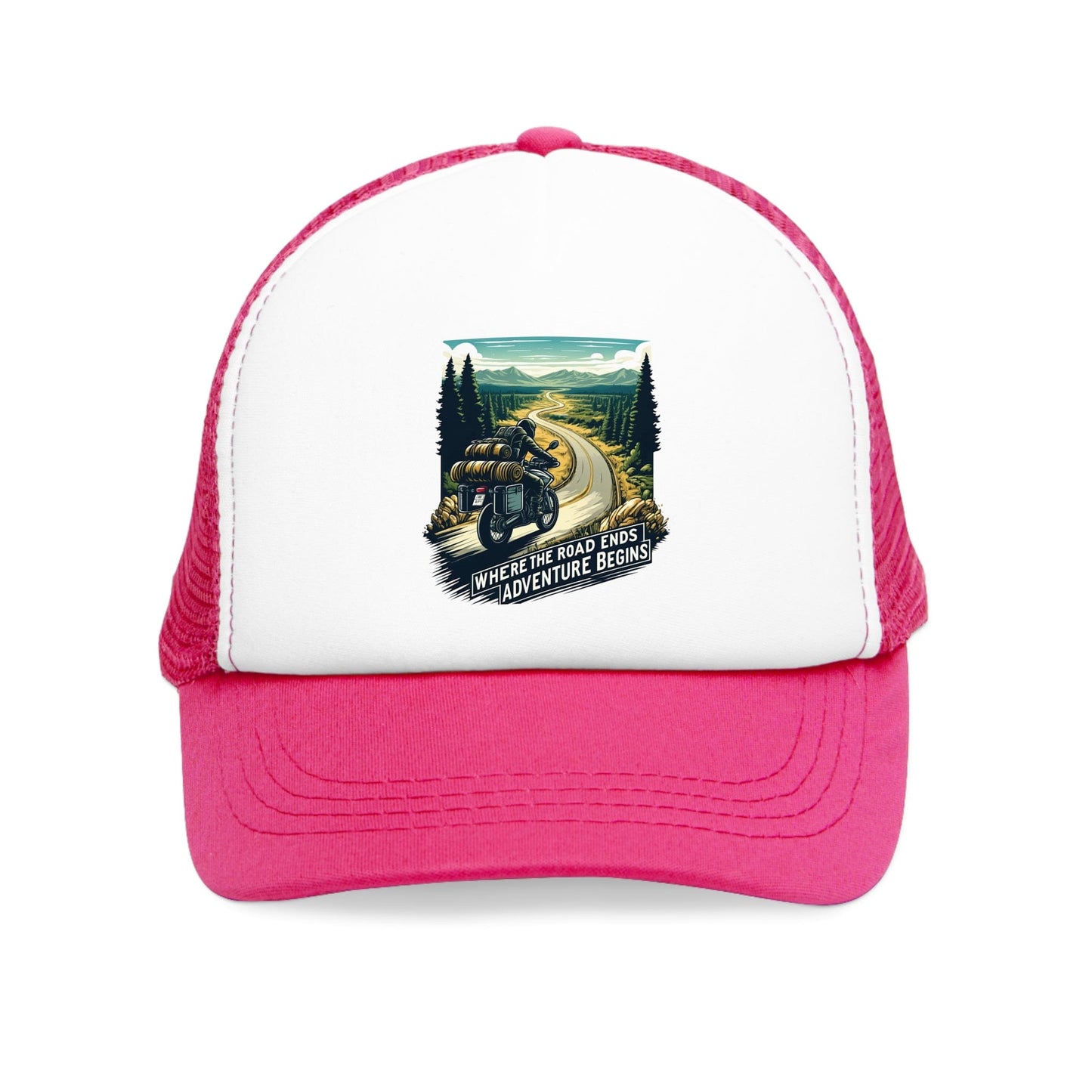 TeeFEVA Hats ABR Loons | Where The Road Ends Adventure Begins | Mesh Cap