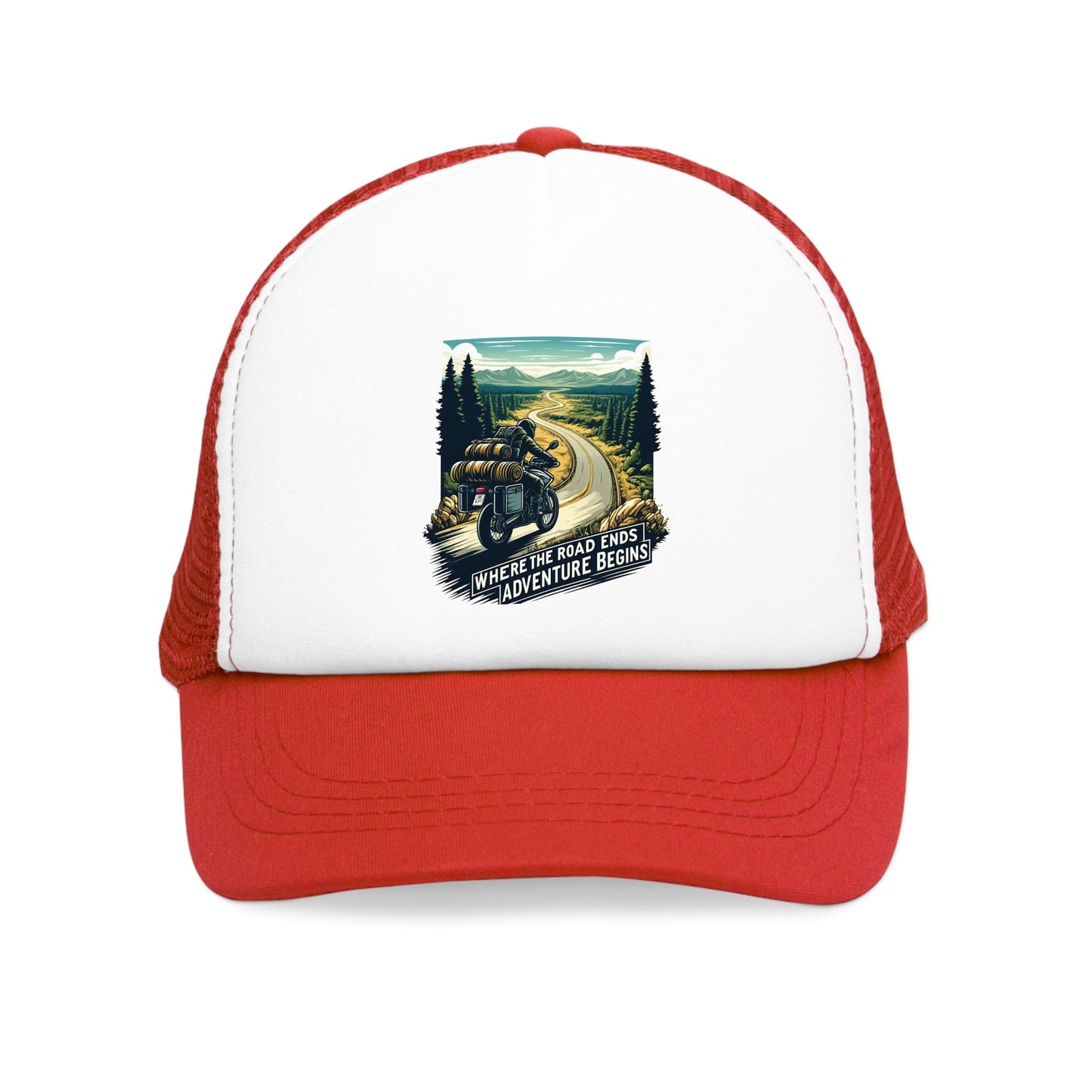 TeeFEVA Hats ABR Loons | Where The Road Ends Adventure Begins | Mesh Cap