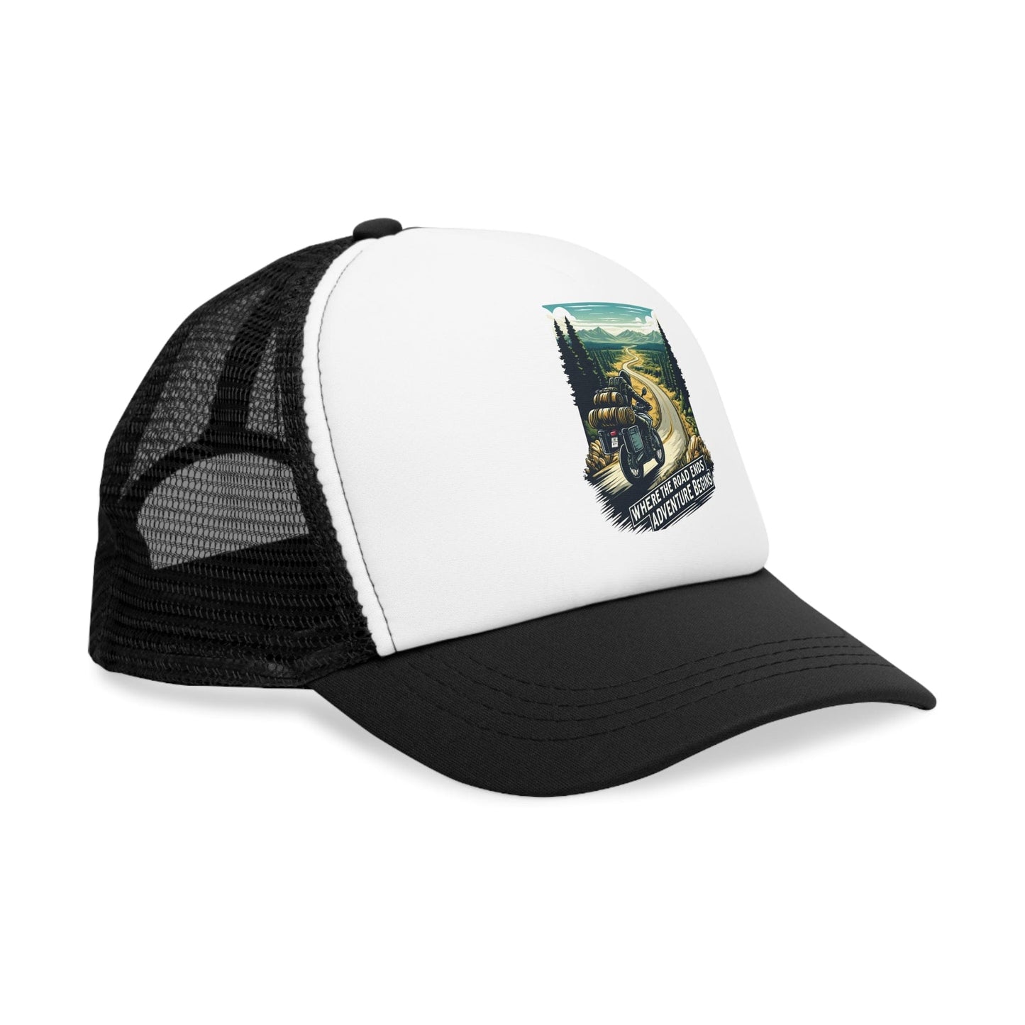 TeeFEVA Hats ABR Loons | Where The Road Ends Adventure Begins | Mesh Cap