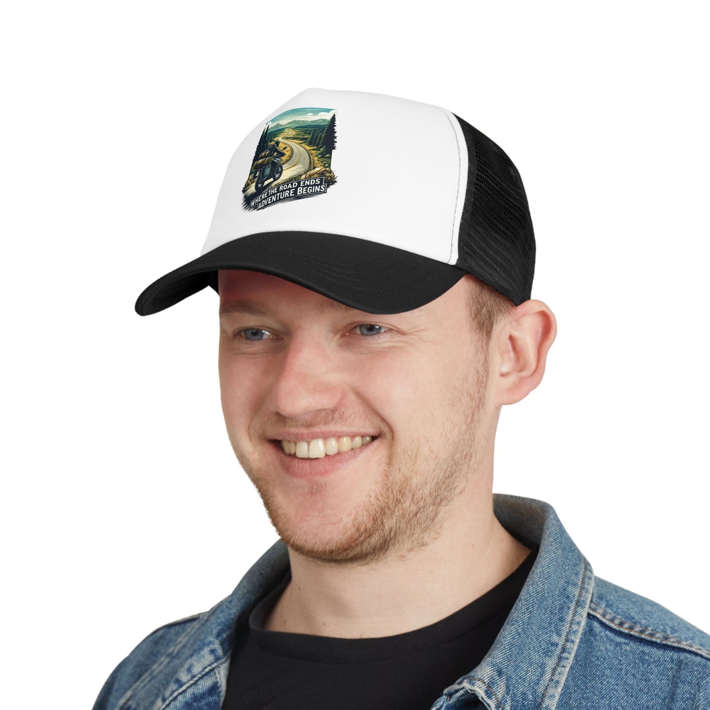 TeeFEVA Hats ABR Loons | Where The Road Ends Adventure Begins | Mesh Cap