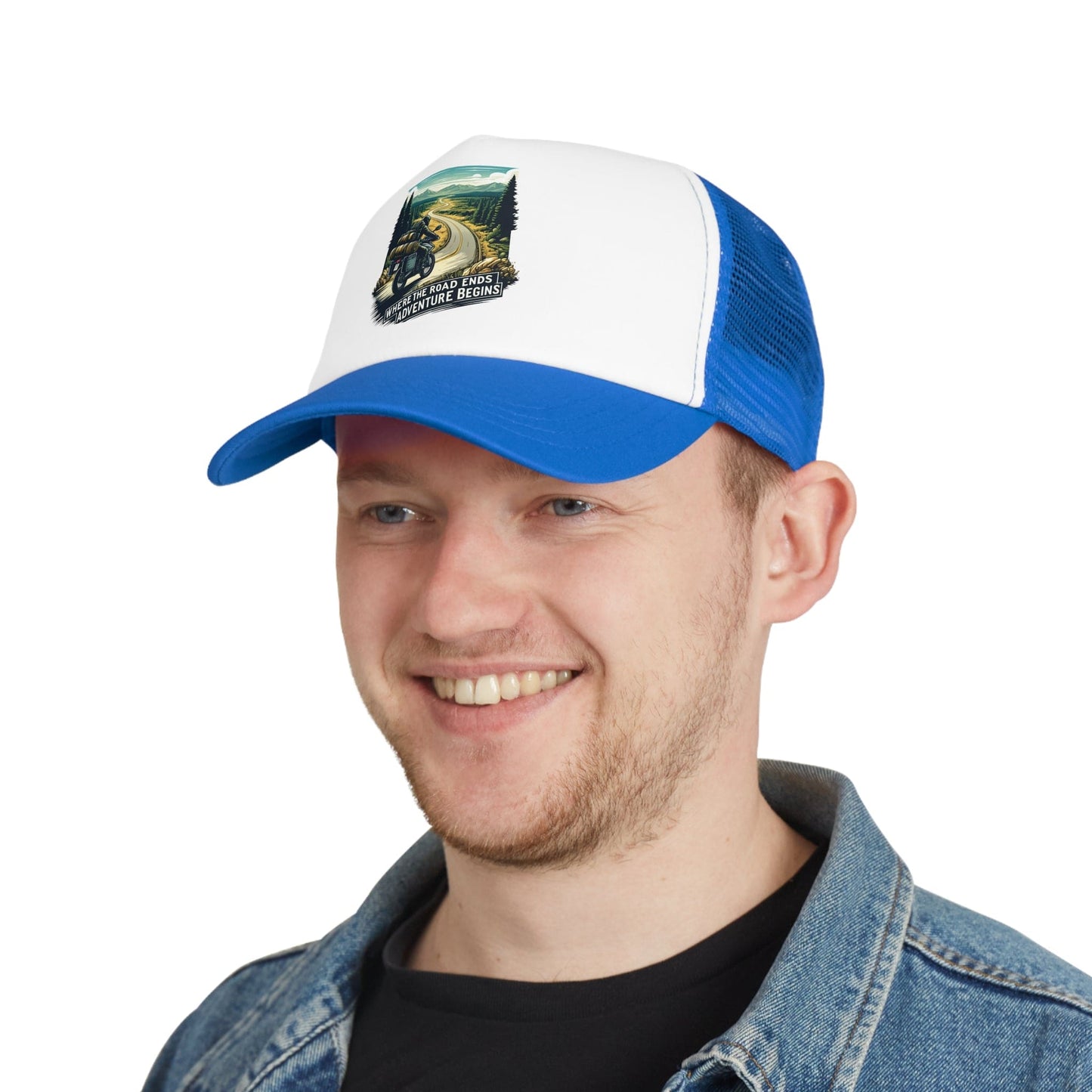 TeeFEVA Hats ABR Loons | Where The Road Ends Adventure Begins | Mesh Cap