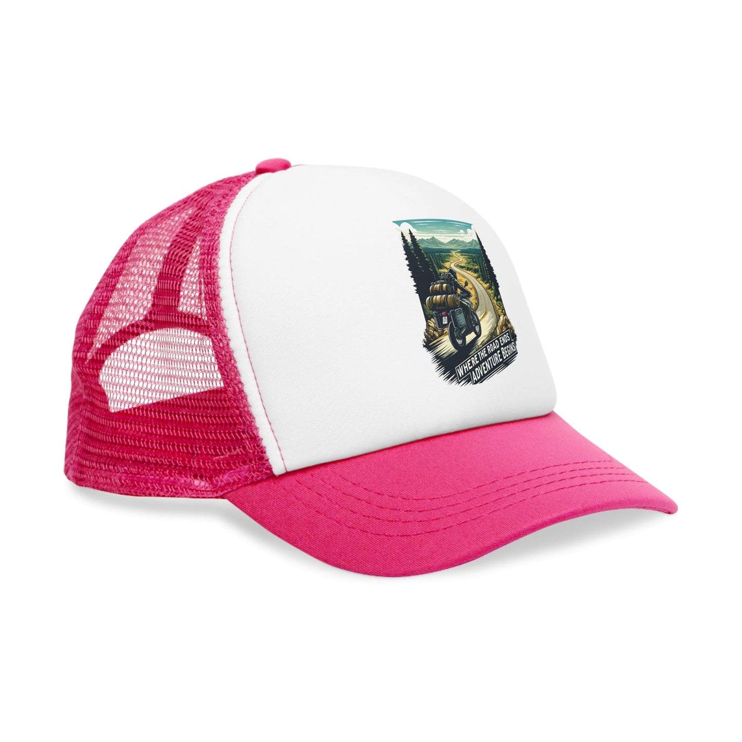TeeFEVA Hats ABR Loons | Where The Road Ends Adventure Begins | Mesh Cap