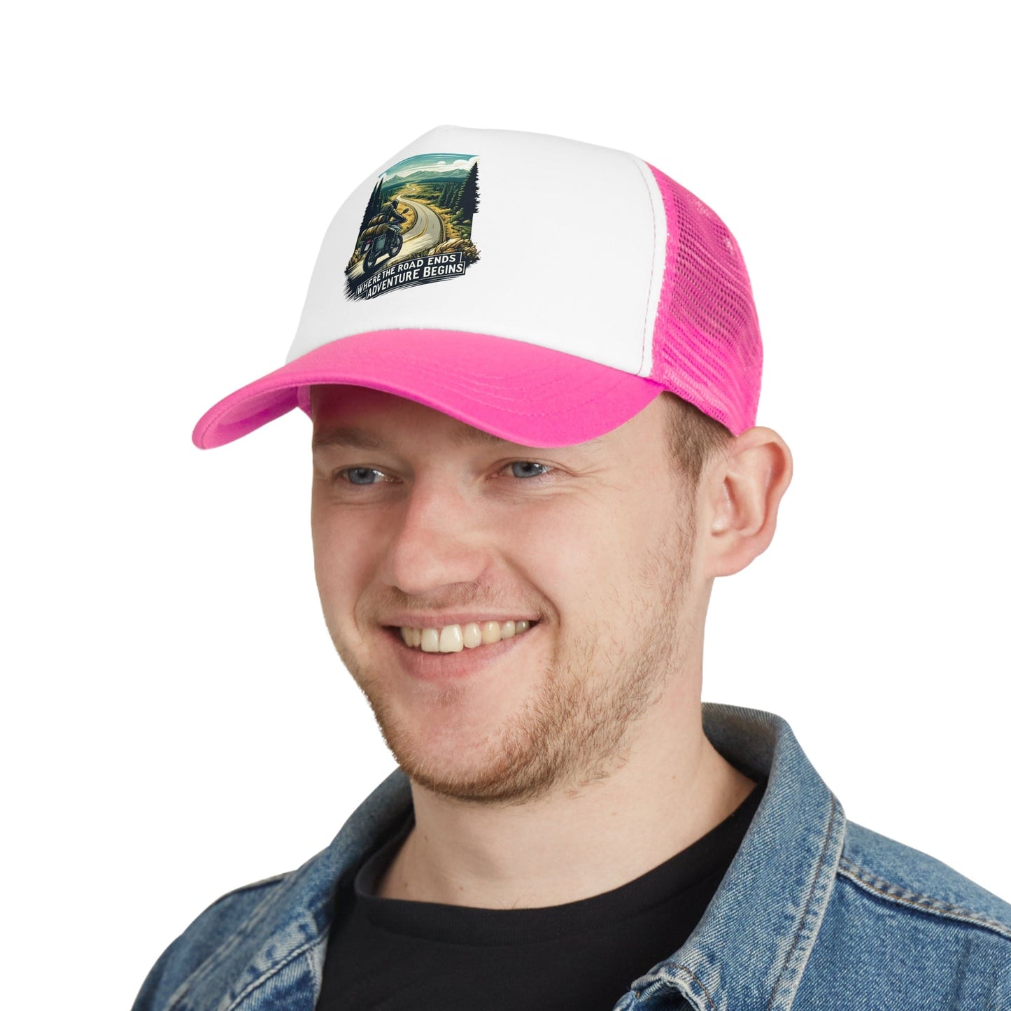 TeeFEVA Hats ABR Loons | Where The Road Ends Adventure Begins | Mesh Cap