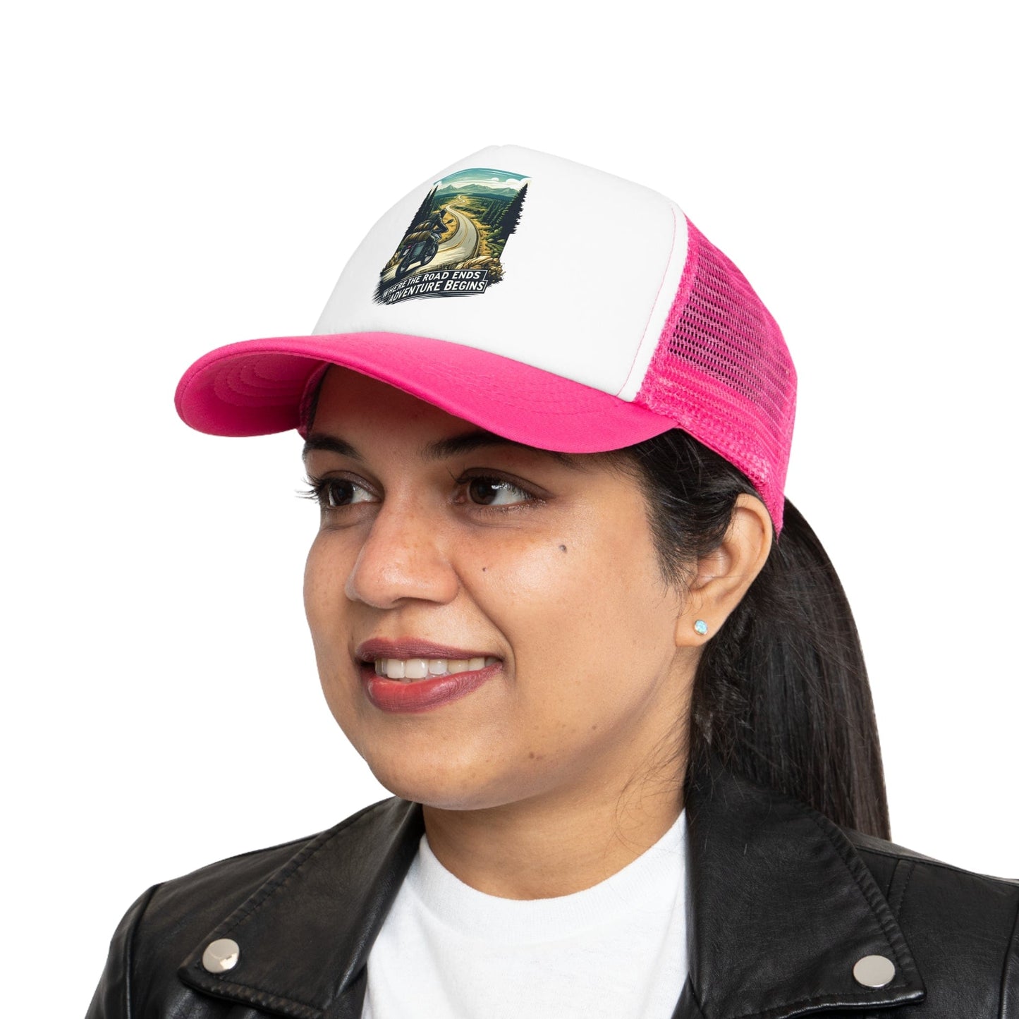 TeeFEVA Hats ABR Loons | Where The Road Ends Adventure Begins | Mesh Cap