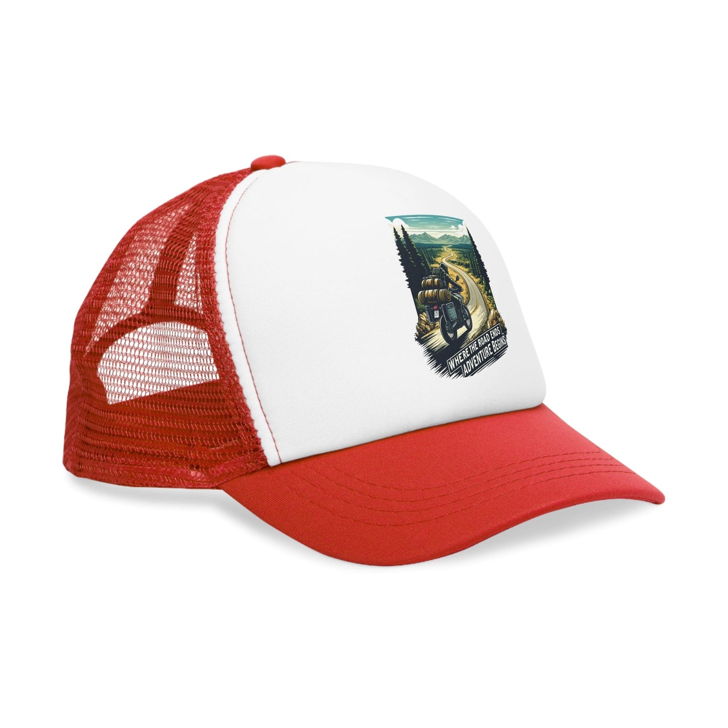 TeeFEVA Hats ABR Loons | Where The Road Ends Adventure Begins | Mesh Cap