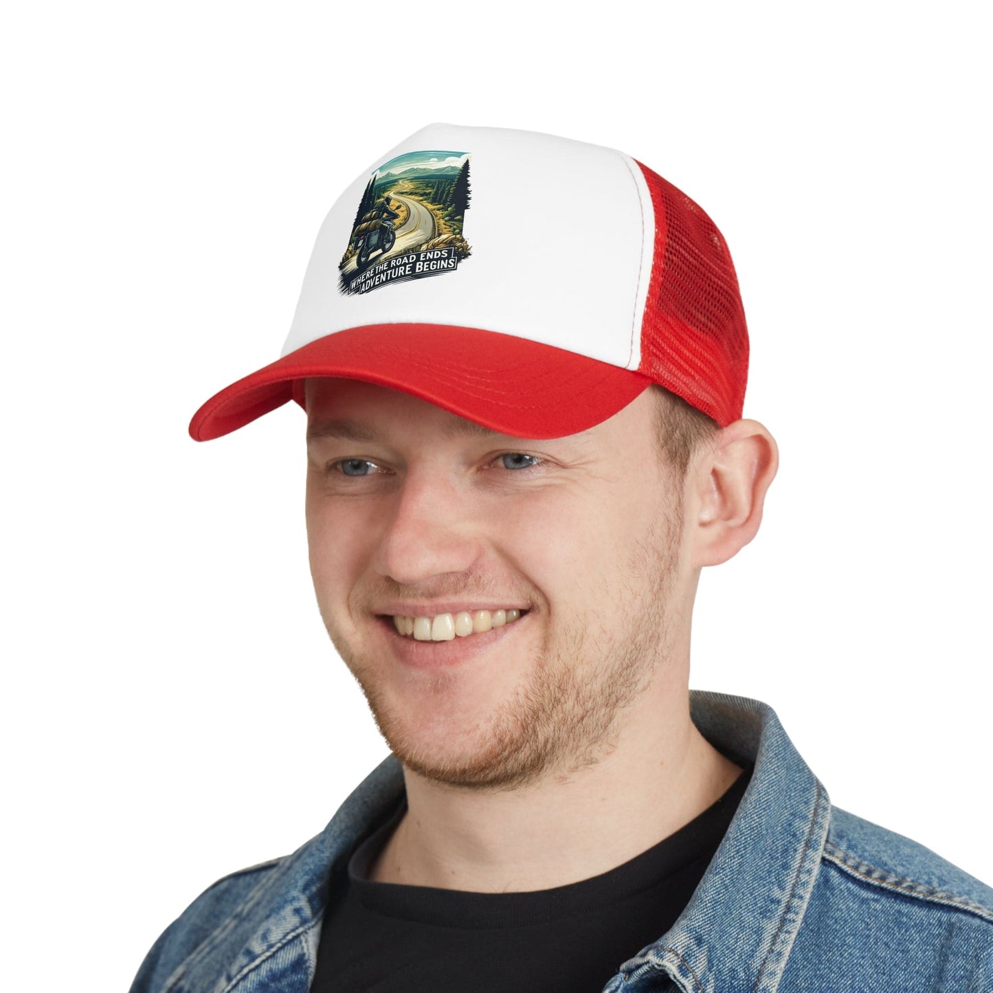 TeeFEVA Hats ABR Loons | Where The Road Ends Adventure Begins | Mesh Cap