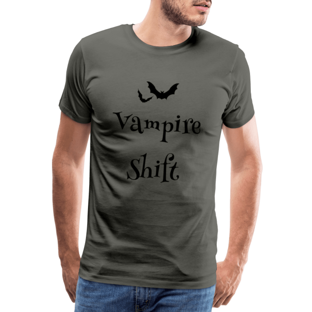 TeeFEVA Men’s Premium T-Shirt | Spreadshirt 812 We Love The Vampire Shift - Black On - No Beers - Men’s Premium T-Shirt