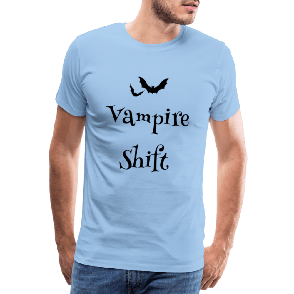 TeeFEVA Men’s Premium T-Shirt | Spreadshirt 812 We Love The Vampire Shift - Black On - No Beers - Men’s Premium T-Shirt