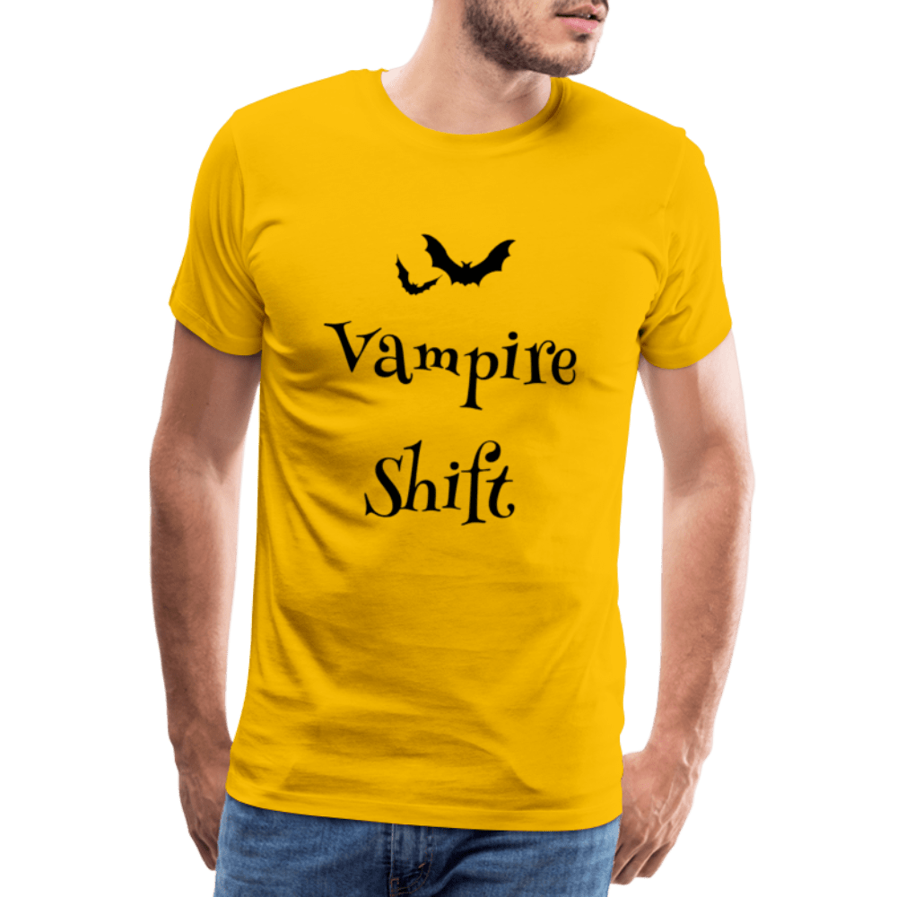 TeeFEVA Men’s Premium T-Shirt | Spreadshirt 812 We Love The Vampire Shift - Black On - No Beers - Men’s Premium T-Shirt