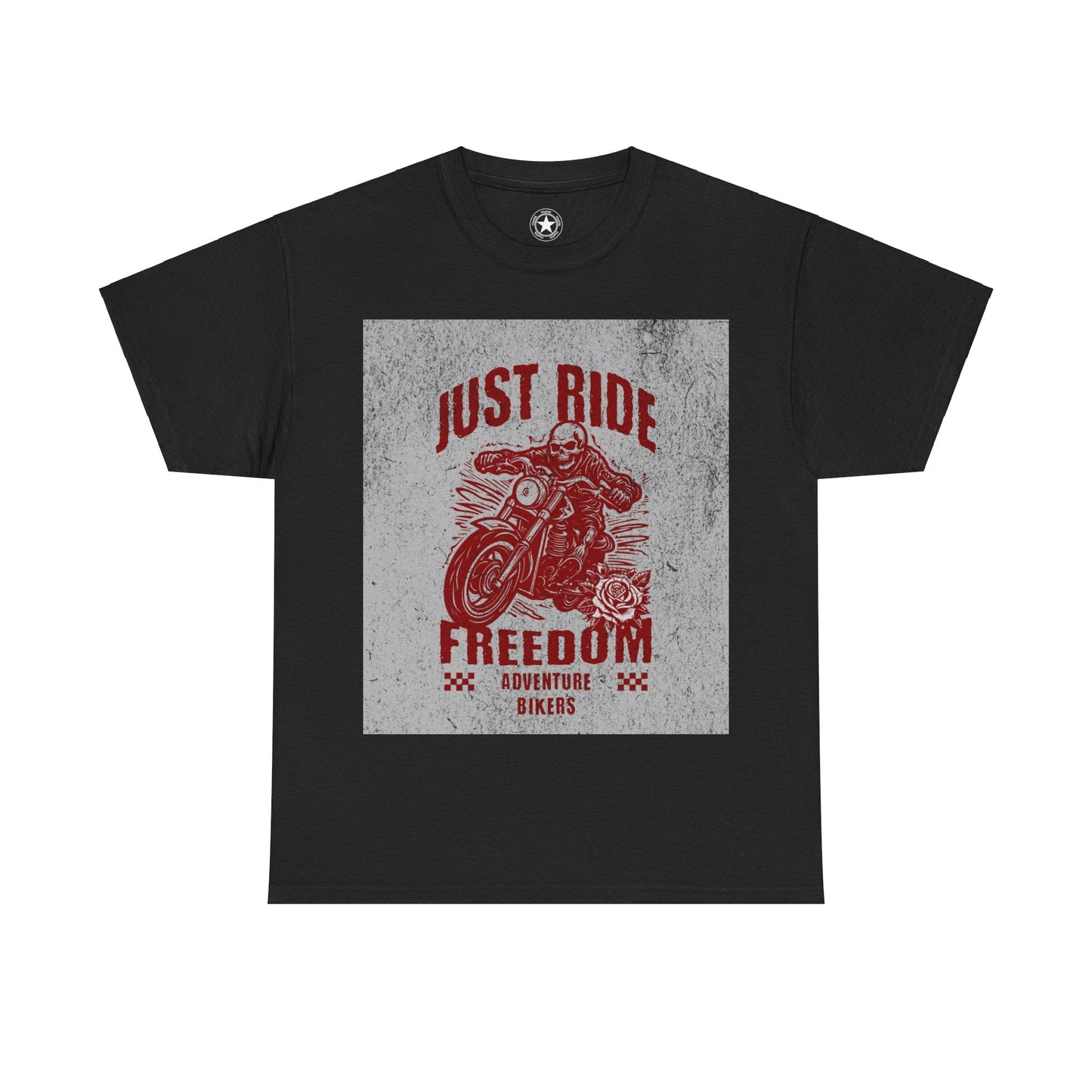 TeeFEVA T-Shirt ABR Loons | "JUST RIDE - FREEDOM - ADVENTURE BIKERS" | Unisex Heavy Cotton Tee