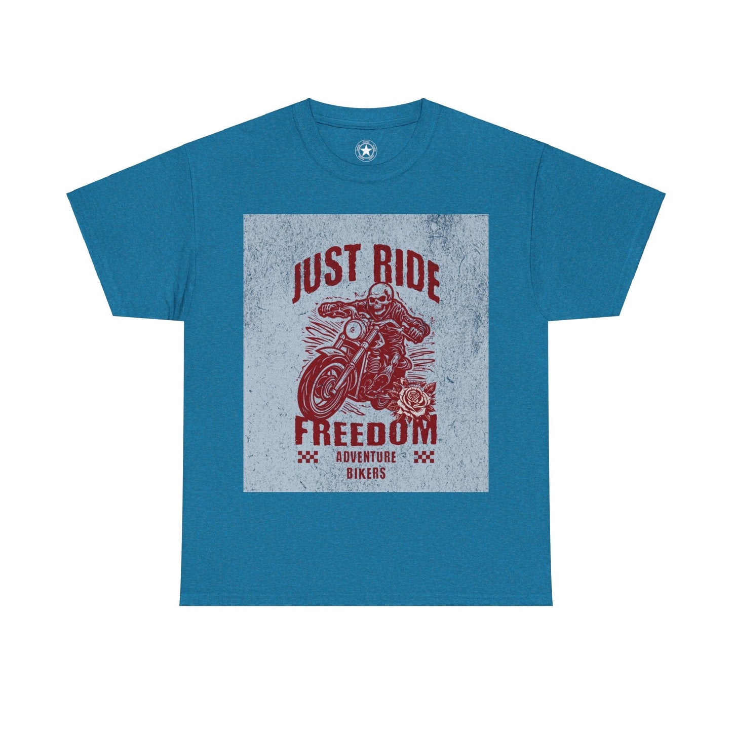TeeFEVA T-Shirt ABR Loons | "JUST RIDE - FREEDOM - ADVENTURE BIKERS" | Unisex Heavy Cotton Tee