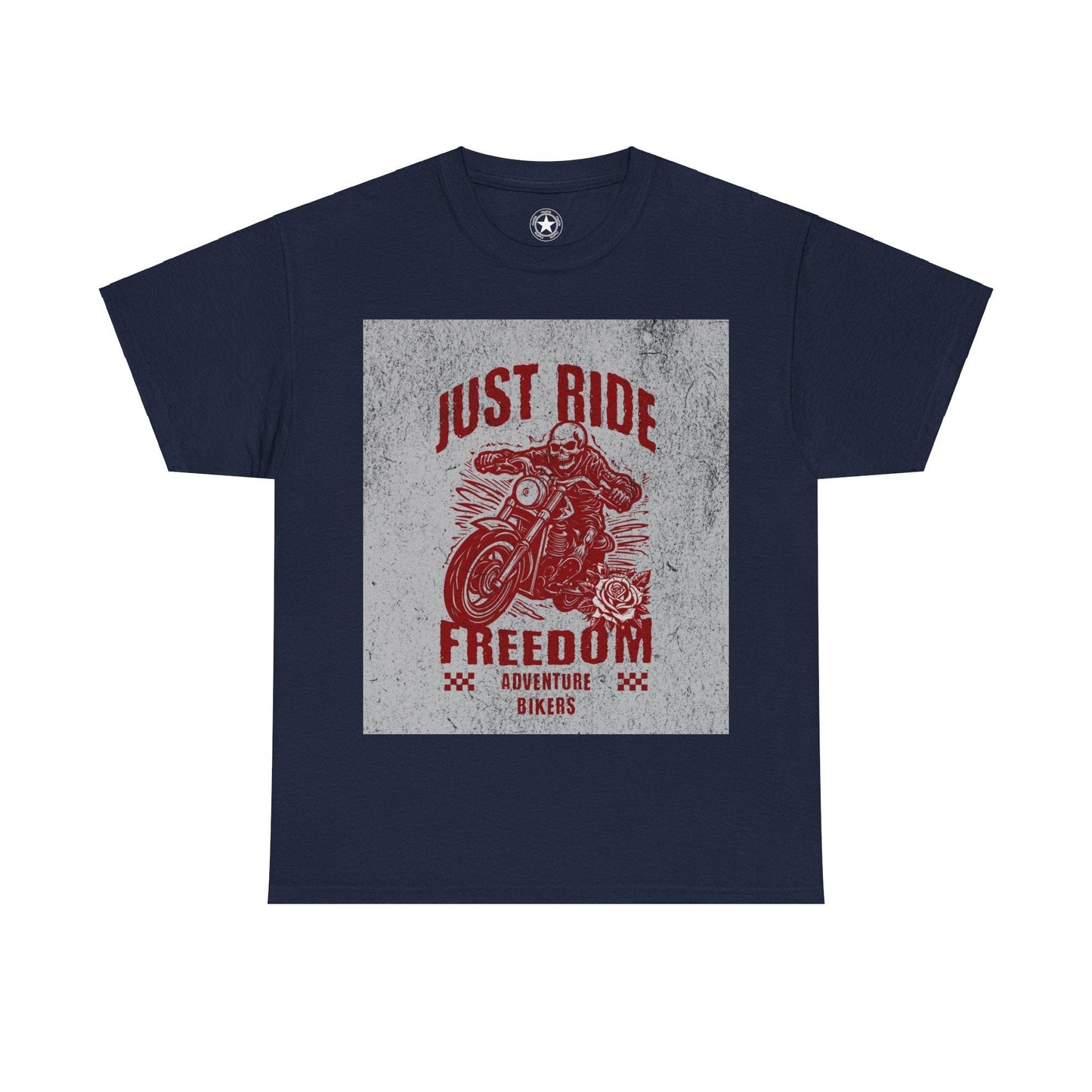 TeeFEVA T-Shirt ABR Loons | "JUST RIDE - FREEDOM - ADVENTURE BIKERS" | Unisex Heavy Cotton Tee