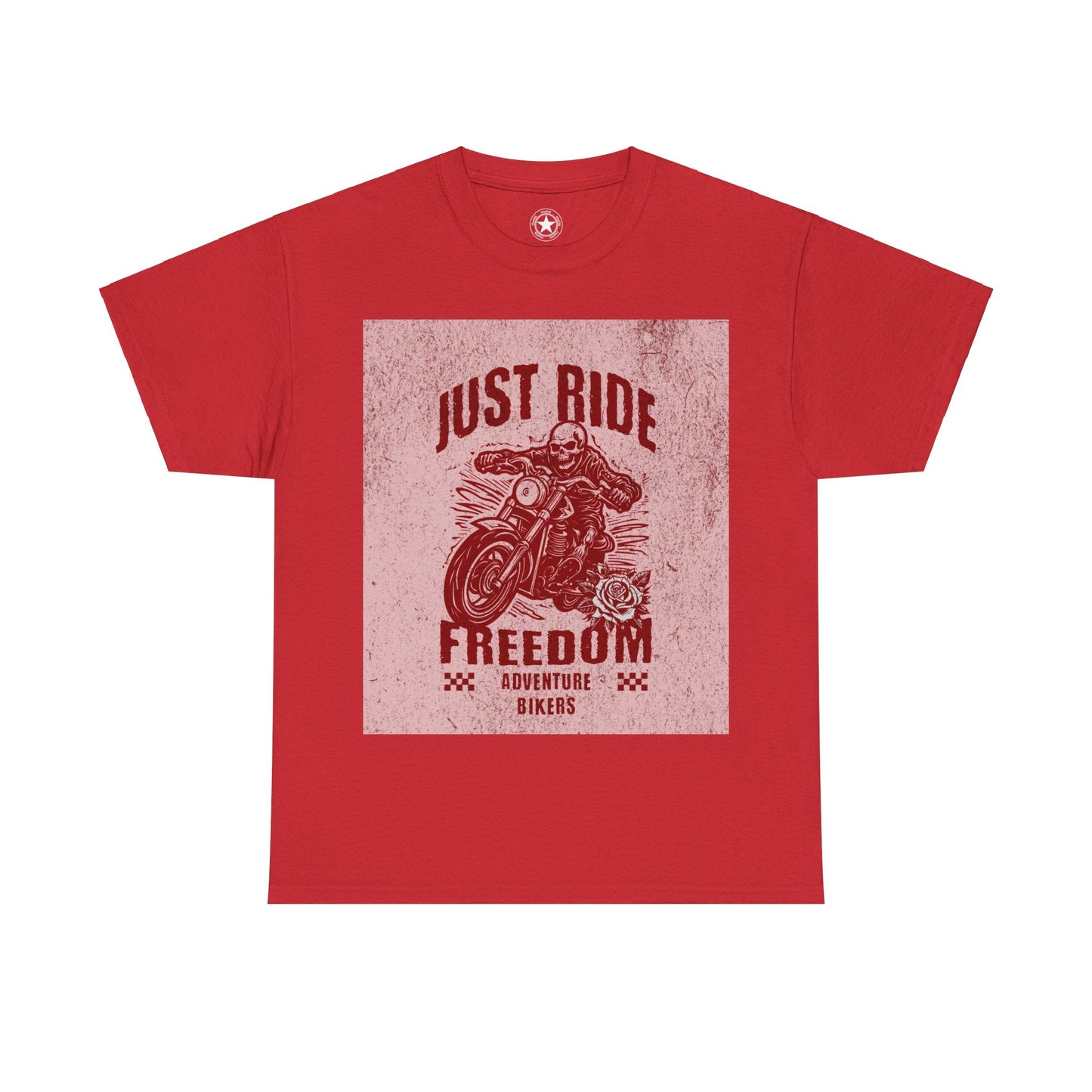 TeeFEVA T-Shirt ABR Loons | "JUST RIDE - FREEDOM - ADVENTURE BIKERS" | Unisex Heavy Cotton Tee