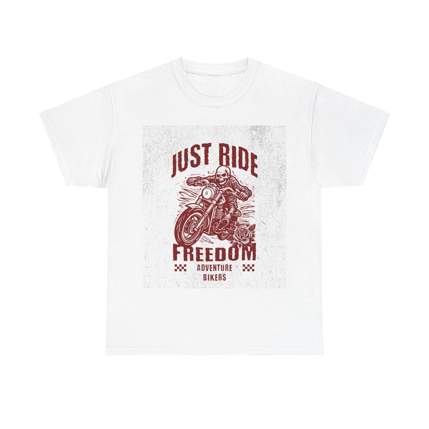 TeeFEVA T-Shirt ABR Loons | "JUST RIDE - FREEDOM - ADVENTURE BIKERS" | Unisex Heavy Cotton Tee