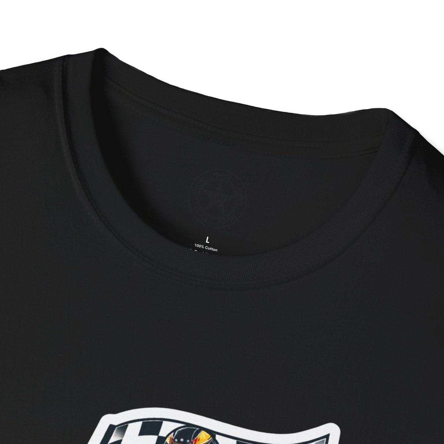 TeeFEVA T-Shirt CH Racing | Sticker Print | Unisex Soft T-Shirt