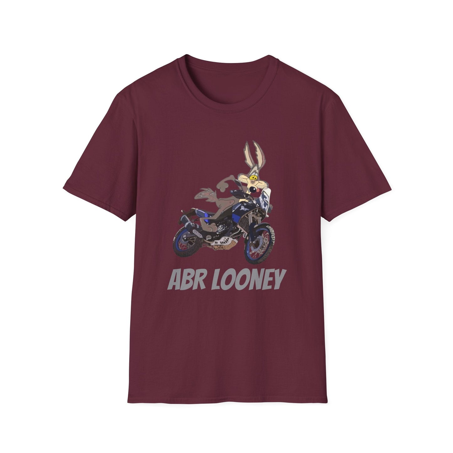 TeeFEVA T-Shirt Cool Motorcycle Graphic T-Shirt - 'ABR LOONEY' Unisex Softstyle Tee