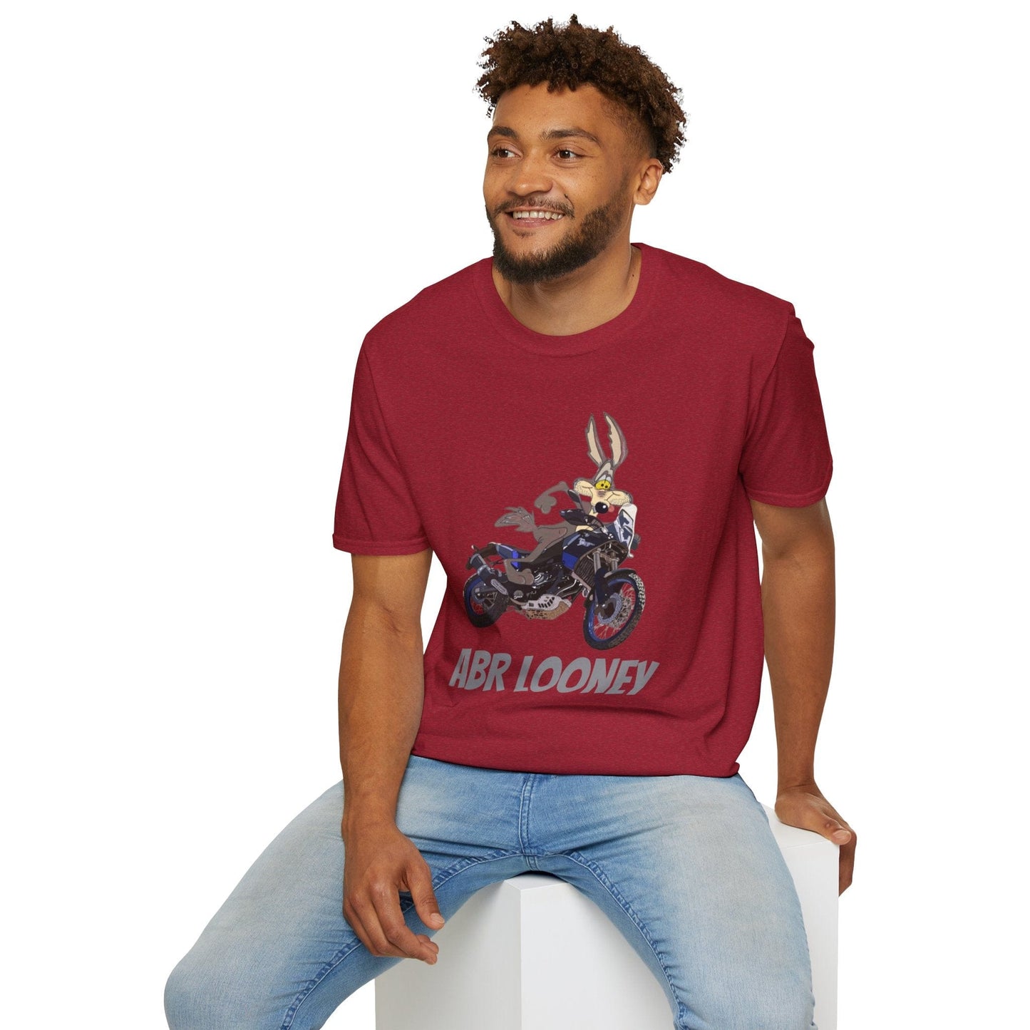 TeeFEVA T-Shirt Fun Adventure Motorcycle Graphic T-Shirt - Yes I am an 'ABR LOONEY' | Unisex Tee
