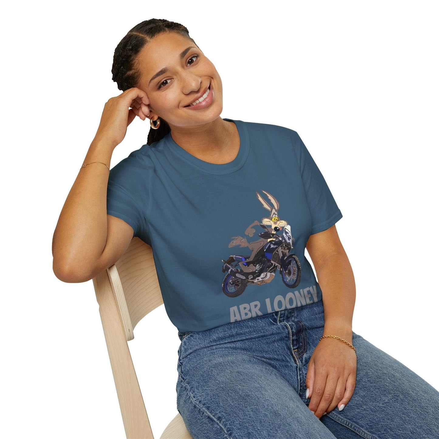 TeeFEVA T-Shirt Fun Adventure Motorcycle Graphic T-Shirt - Yes I am an 'ABR LOONEY' | Unisex Tee