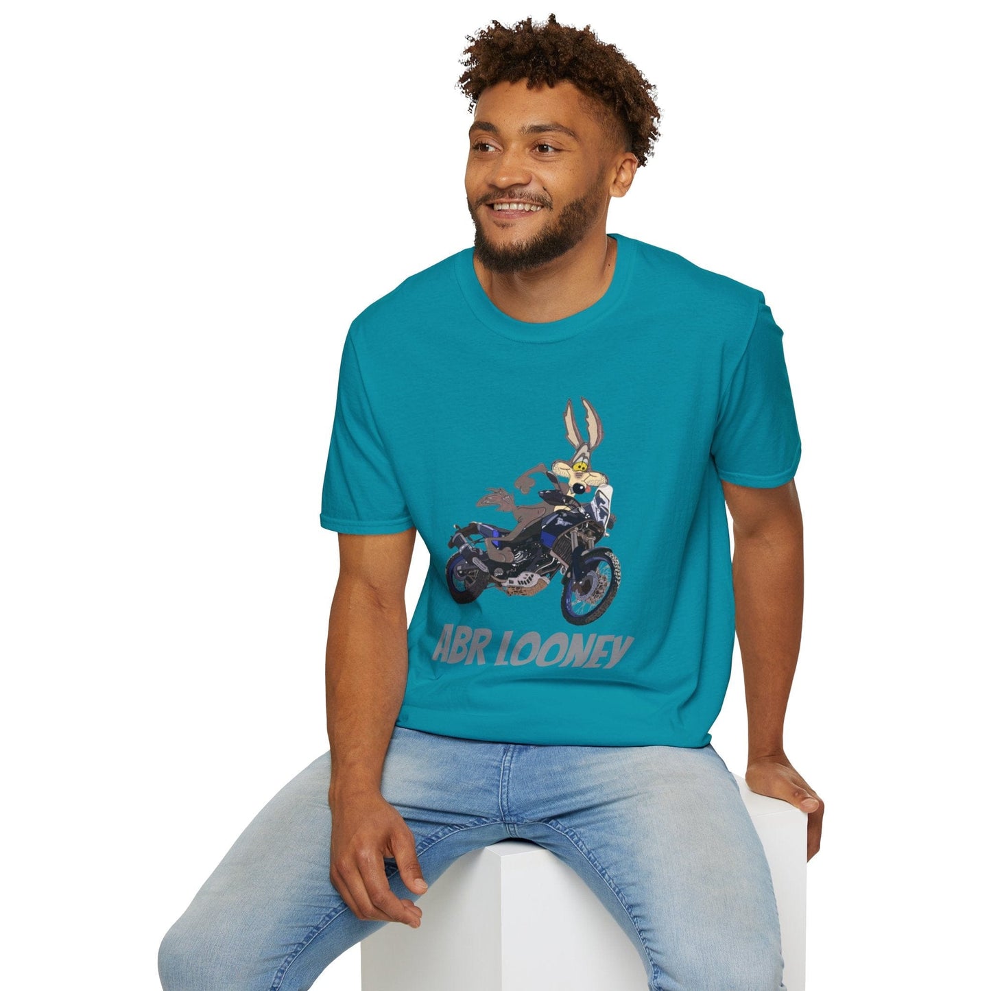 TeeFEVA T-Shirt Fun Adventure Motorcycle Graphic T-Shirt - Yes I am an 'ABR LOONEY' | Unisex Tee