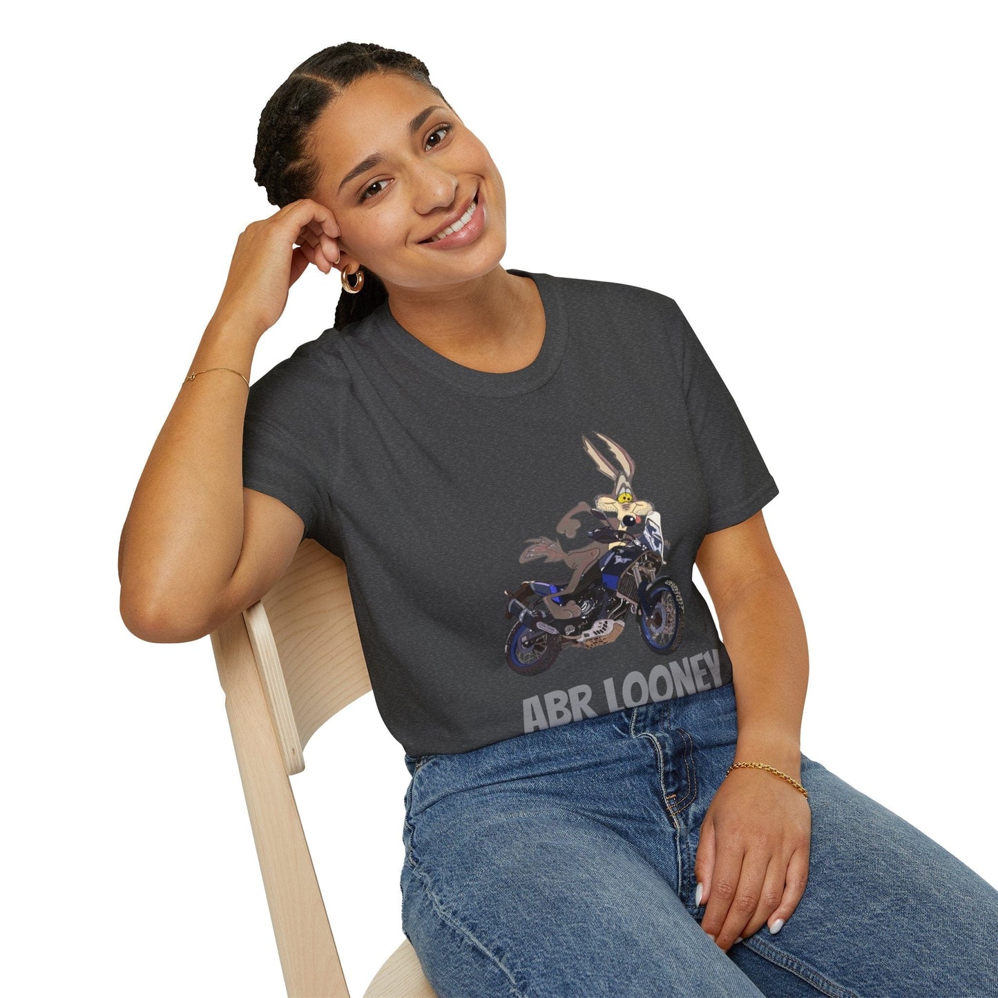 TeeFEVA T-Shirt Fun Adventure Motorcycle Graphic T-Shirt - Yes I am an 'ABR LOONEY' | Unisex Tee
