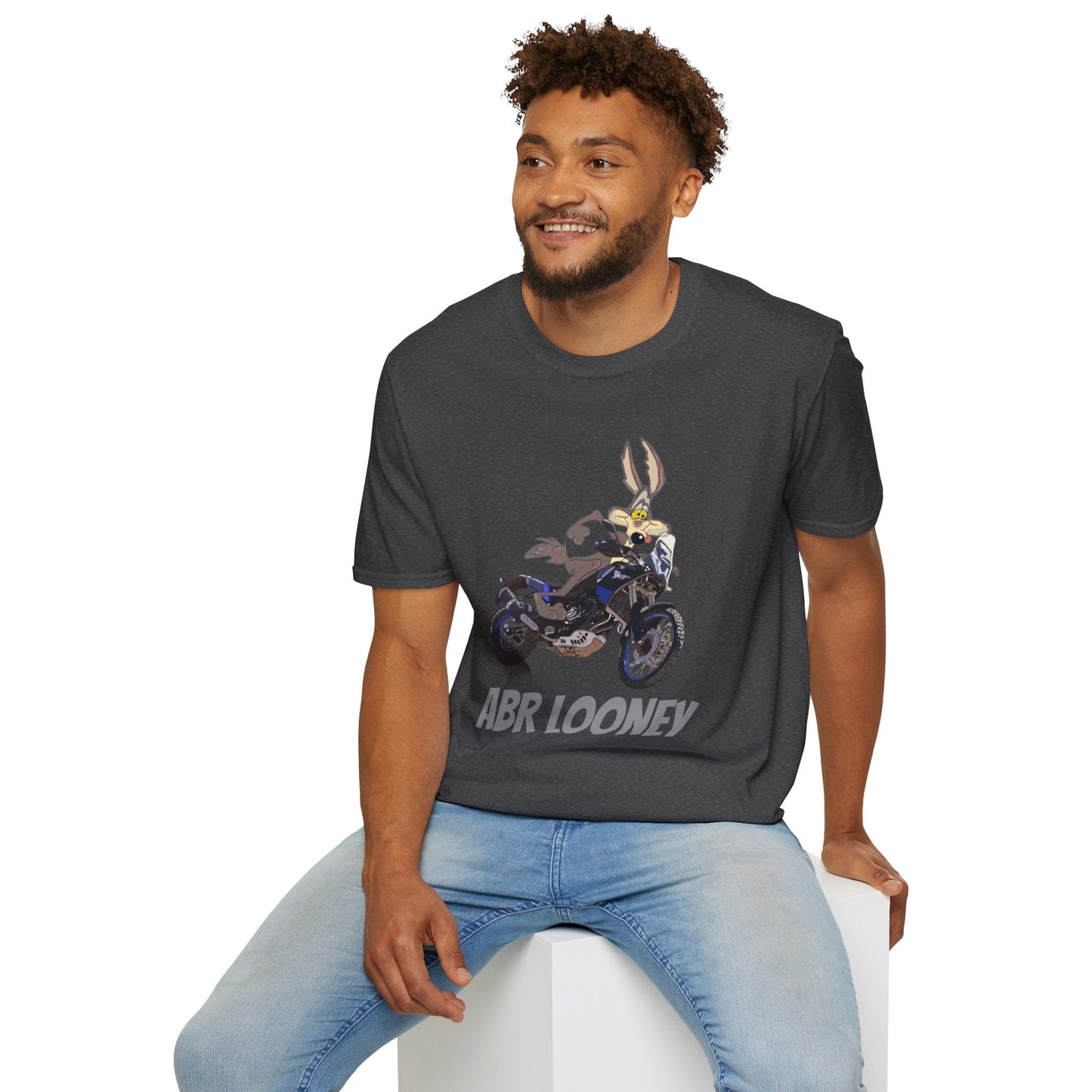 TeeFEVA T-Shirt Fun Adventure Motorcycle Graphic T-Shirt - Yes I am an 'ABR LOONEY' | Unisex Tee