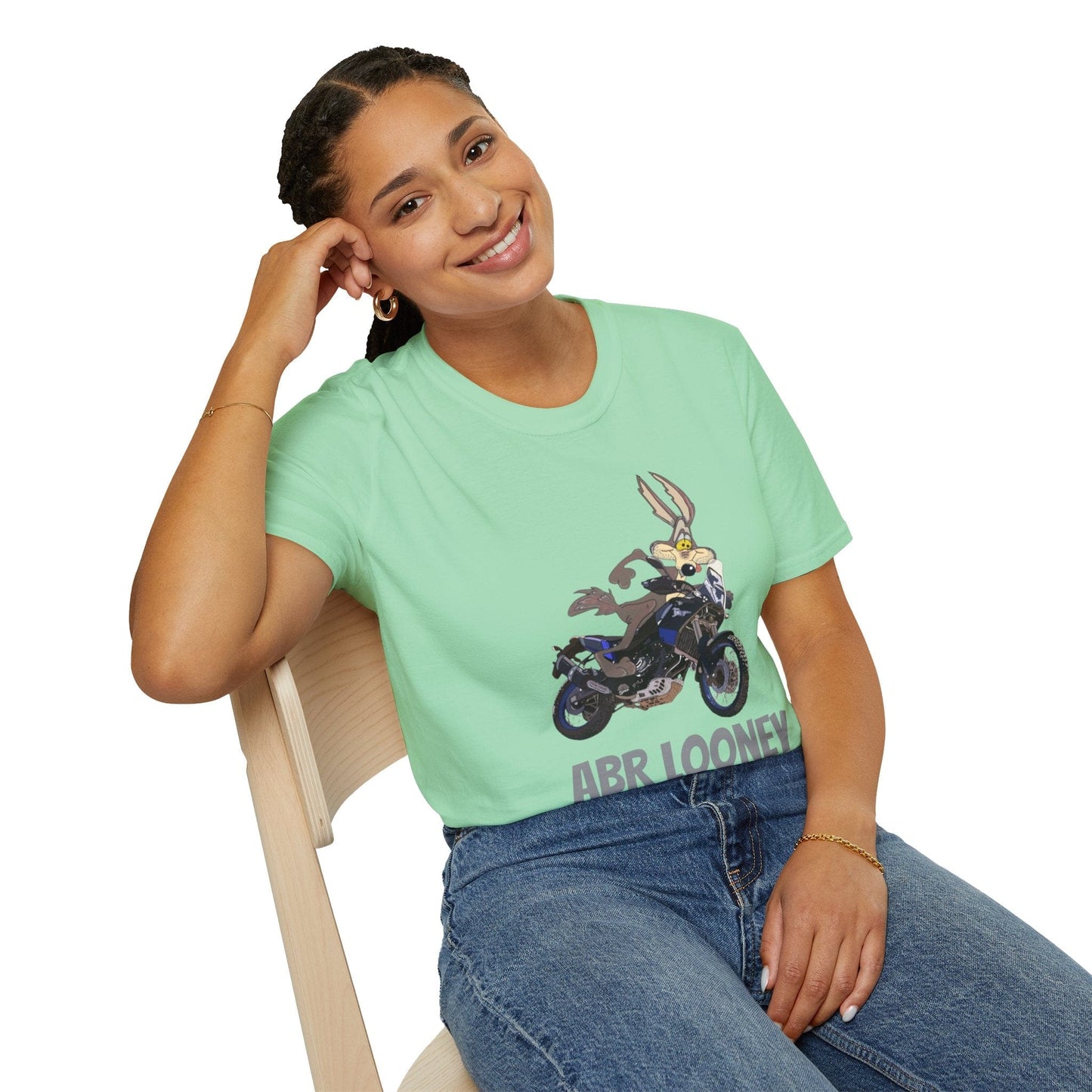 TeeFEVA T-Shirt Fun Adventure Motorcycle Graphic T-Shirt - Yes I am an 'ABR LOONEY' | Unisex Tee