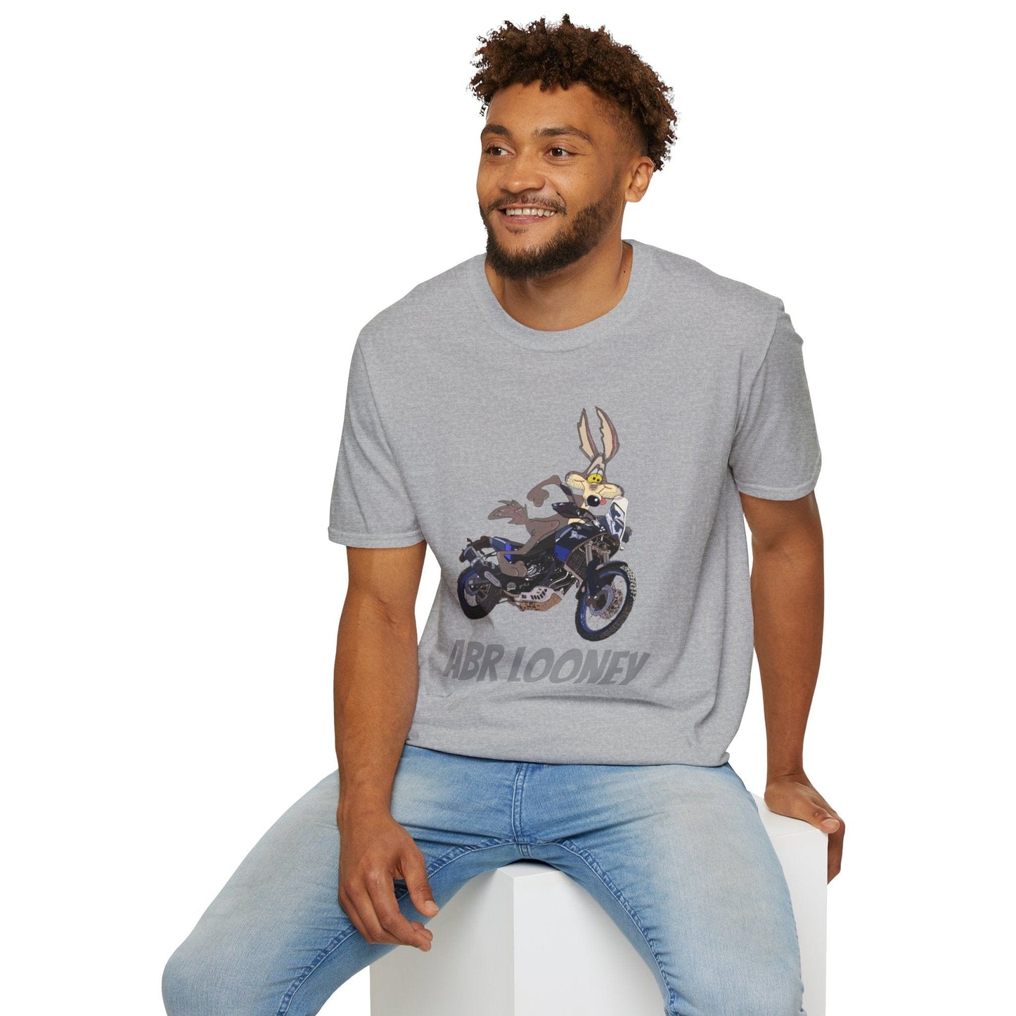 TeeFEVA T-Shirt Fun Adventure Motorcycle Graphic T-Shirt - Yes I am an 'ABR LOONEY' | Unisex Tee