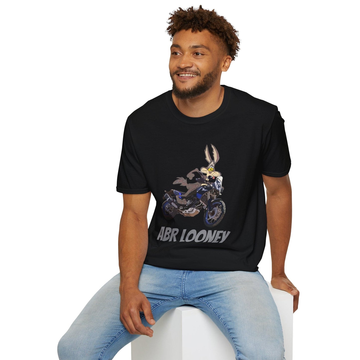TeeFEVA T-Shirt Fun Adventure Motorcycle Graphic T-Shirt - Yes I am an 'ABR LOONEY' | Unisex Tee