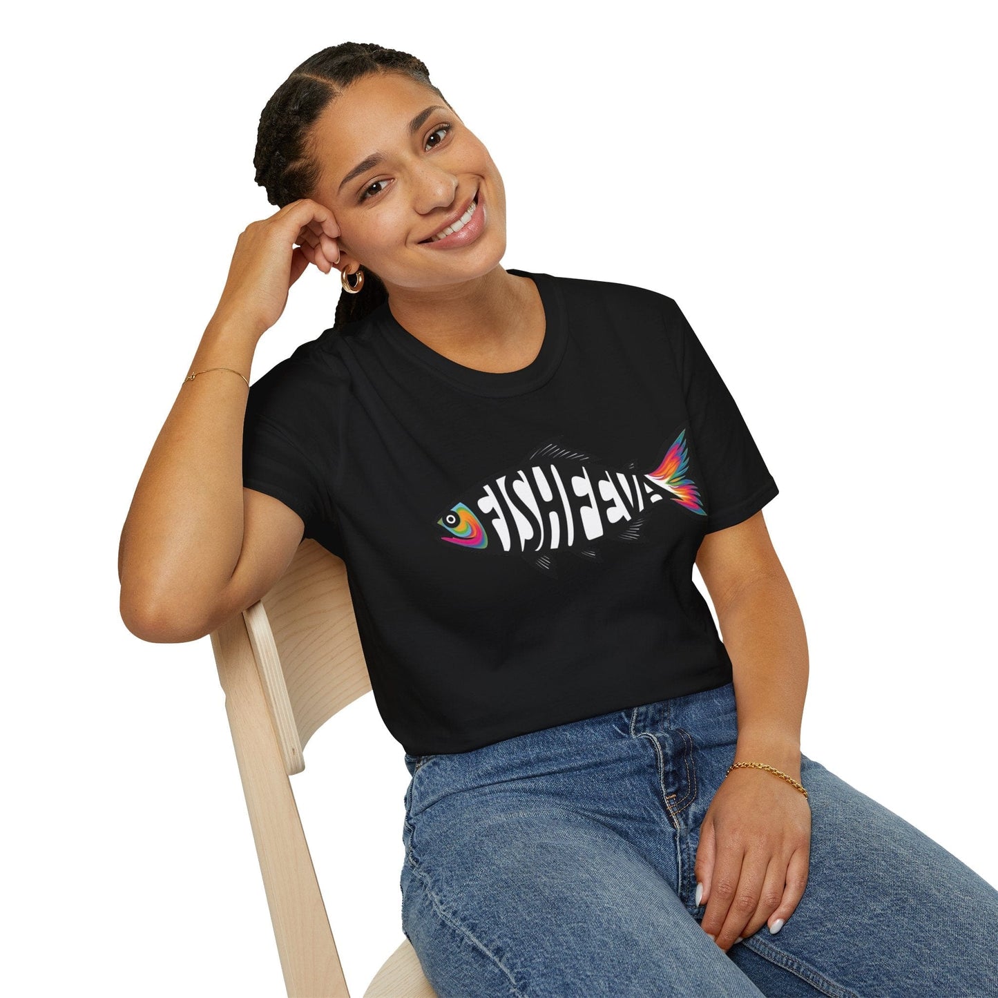 TeeFEVA T-Shirt Fun FishFEVA Graphic T-Shirt - Yes Fishing gives me a "FEVA" Love it, I have FishFEVA | Unisex Tee