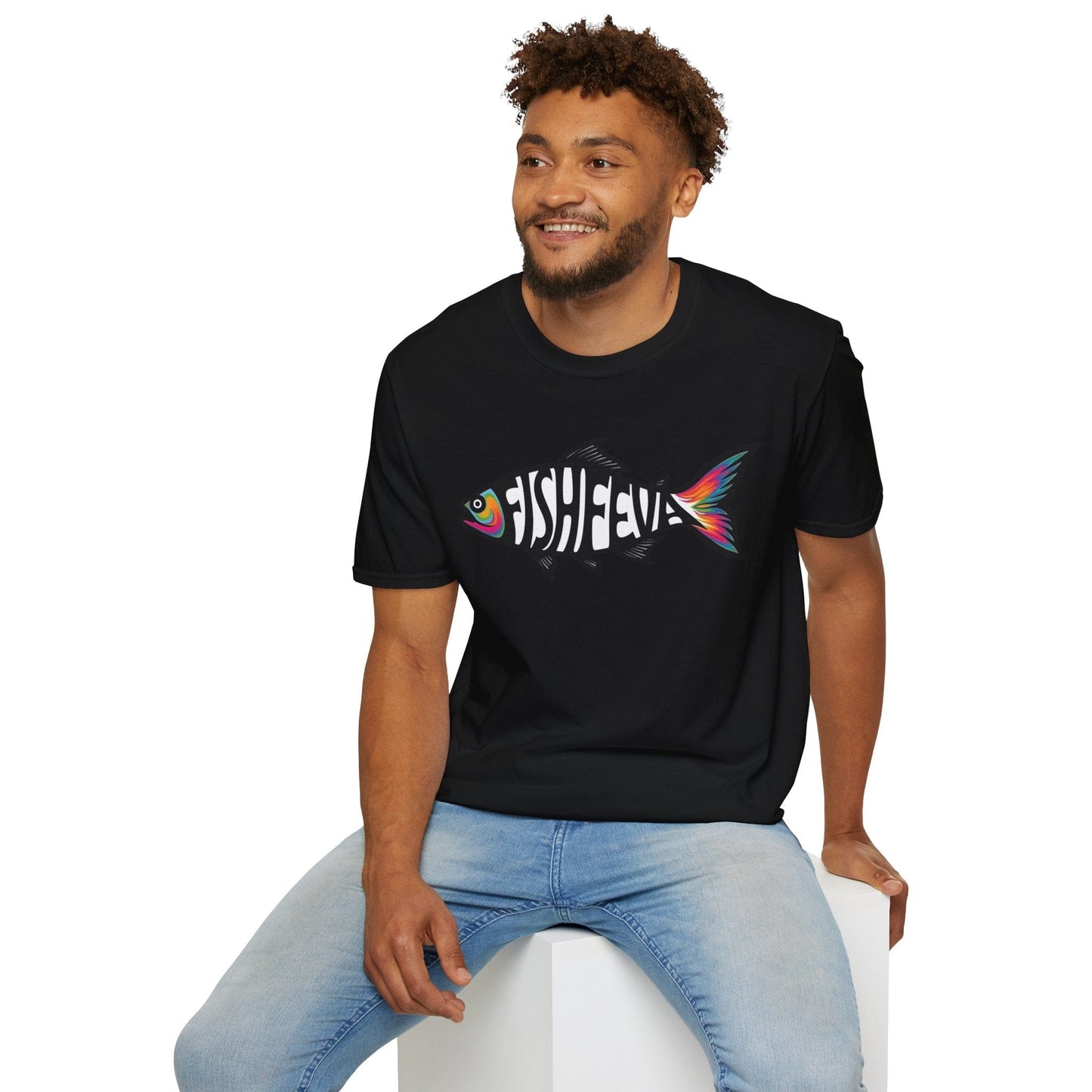 TeeFEVA T-Shirt Fun FishFEVA Graphic T-Shirt - Yes Fishing gives me a "FEVA" Love it, I have FishFEVA | Unisex Tee