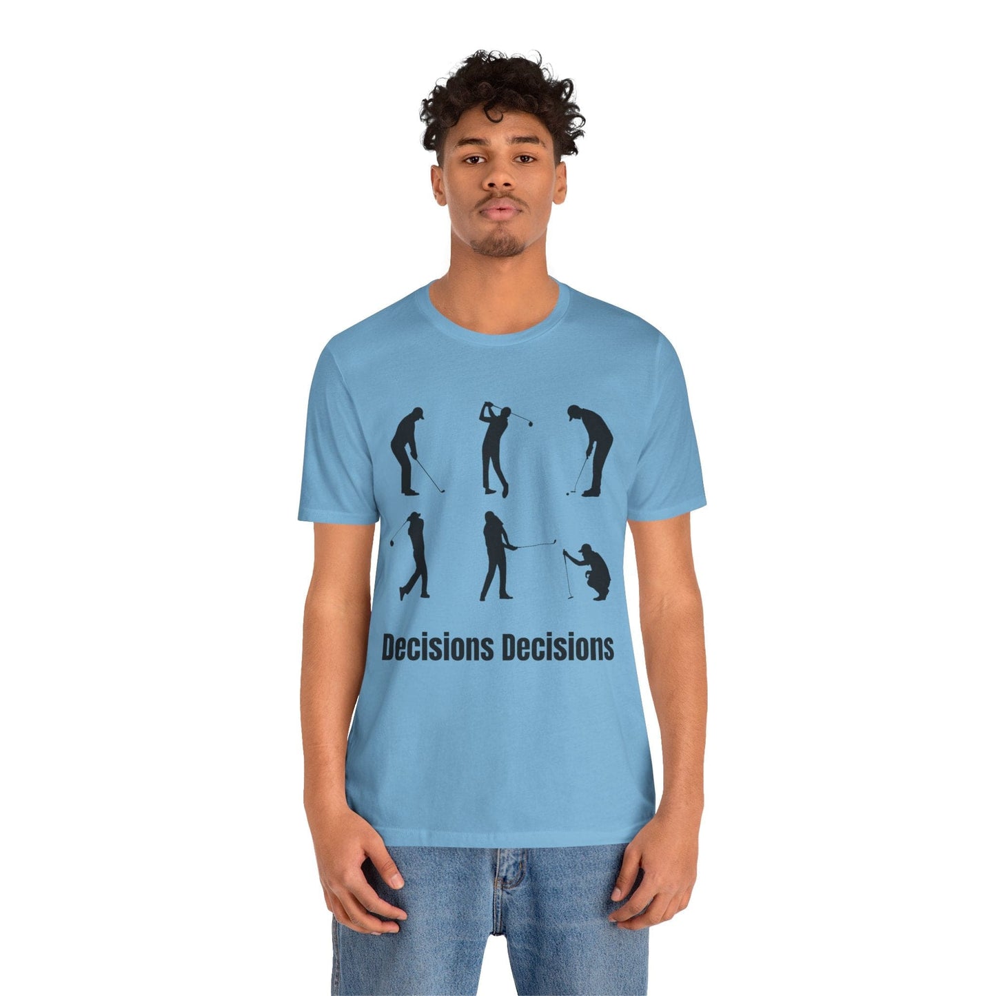 TeeFEVA T-Shirt Golf Stoke Decisions | Fun Humorous Golf Unisex TShirt