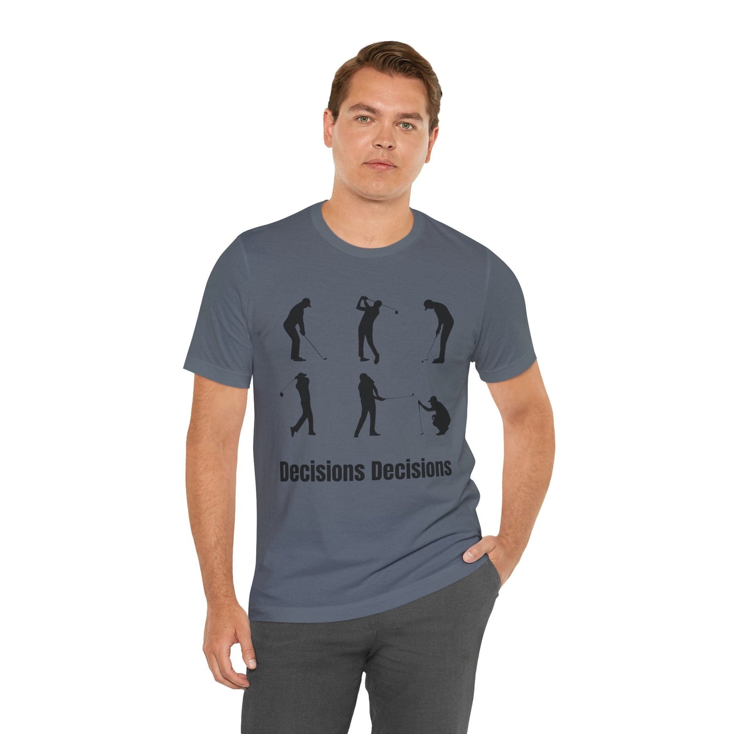 TeeFEVA T-Shirt Golf Stoke Decisions | Fun Humorous Golf Unisex TShirt