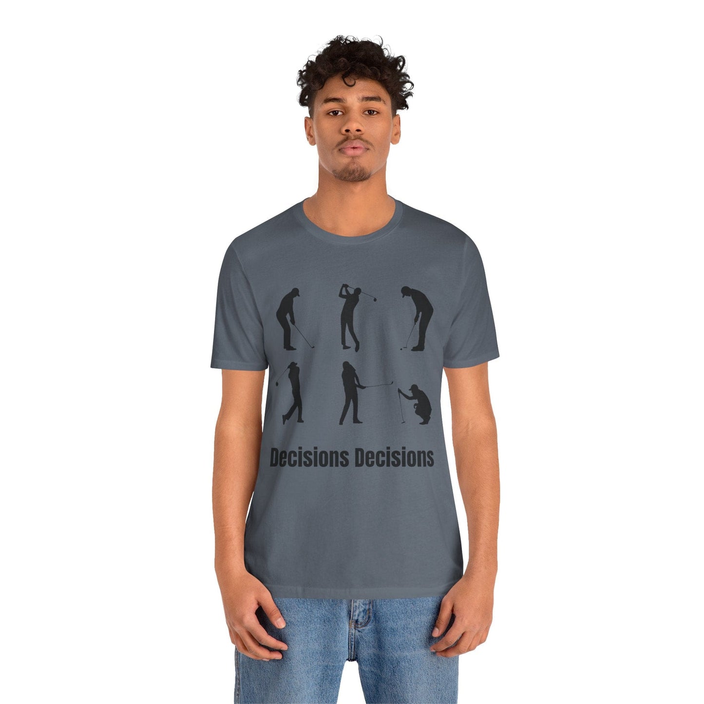 TeeFEVA T-Shirt Golf Stoke Decisions | Fun Humorous Golf Unisex TShirt