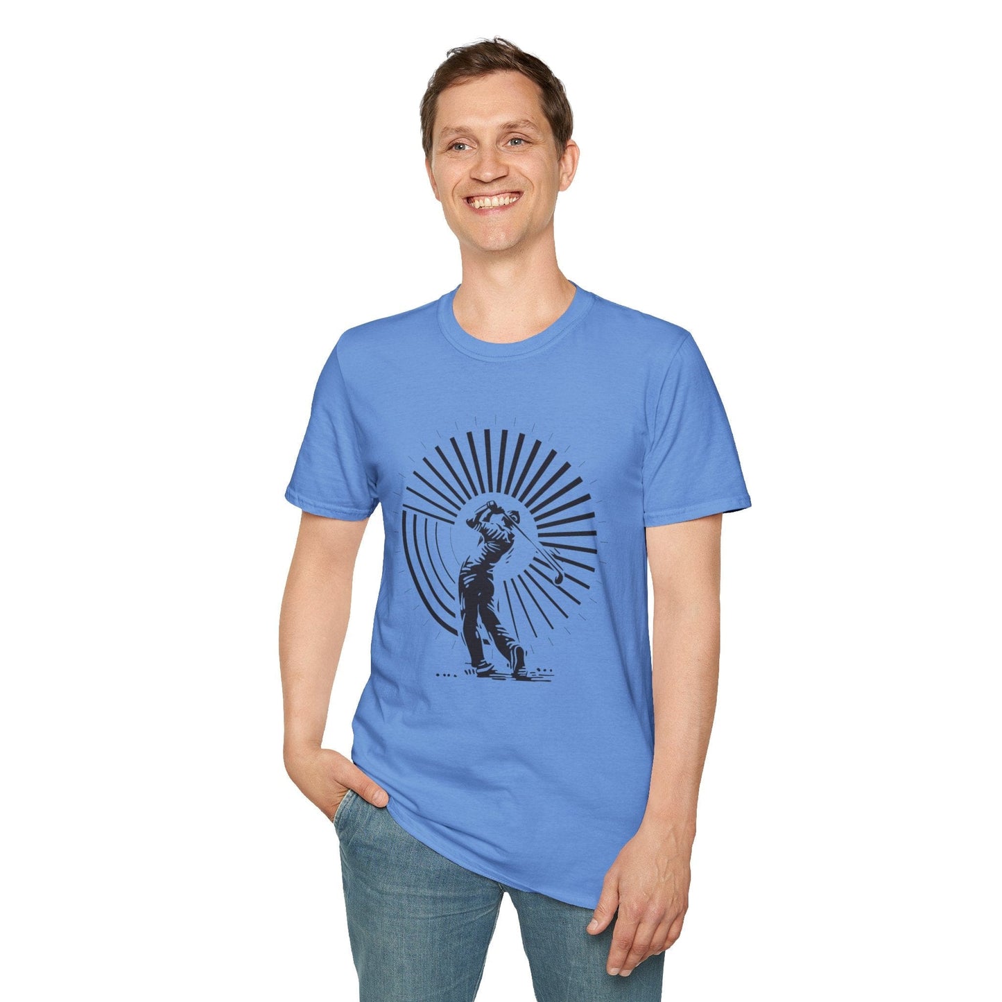 TeeFEVA T-Shirt Golf Swing Zone : Great Golf Lover T-Shirt, Unisex Soft & Comfortable