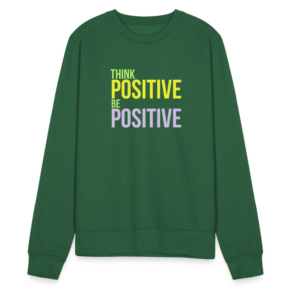 TeeFEVA Unisex Sweatshirt | Just Hoods Unisex Sweatshirt | Think Positive Be Positive
