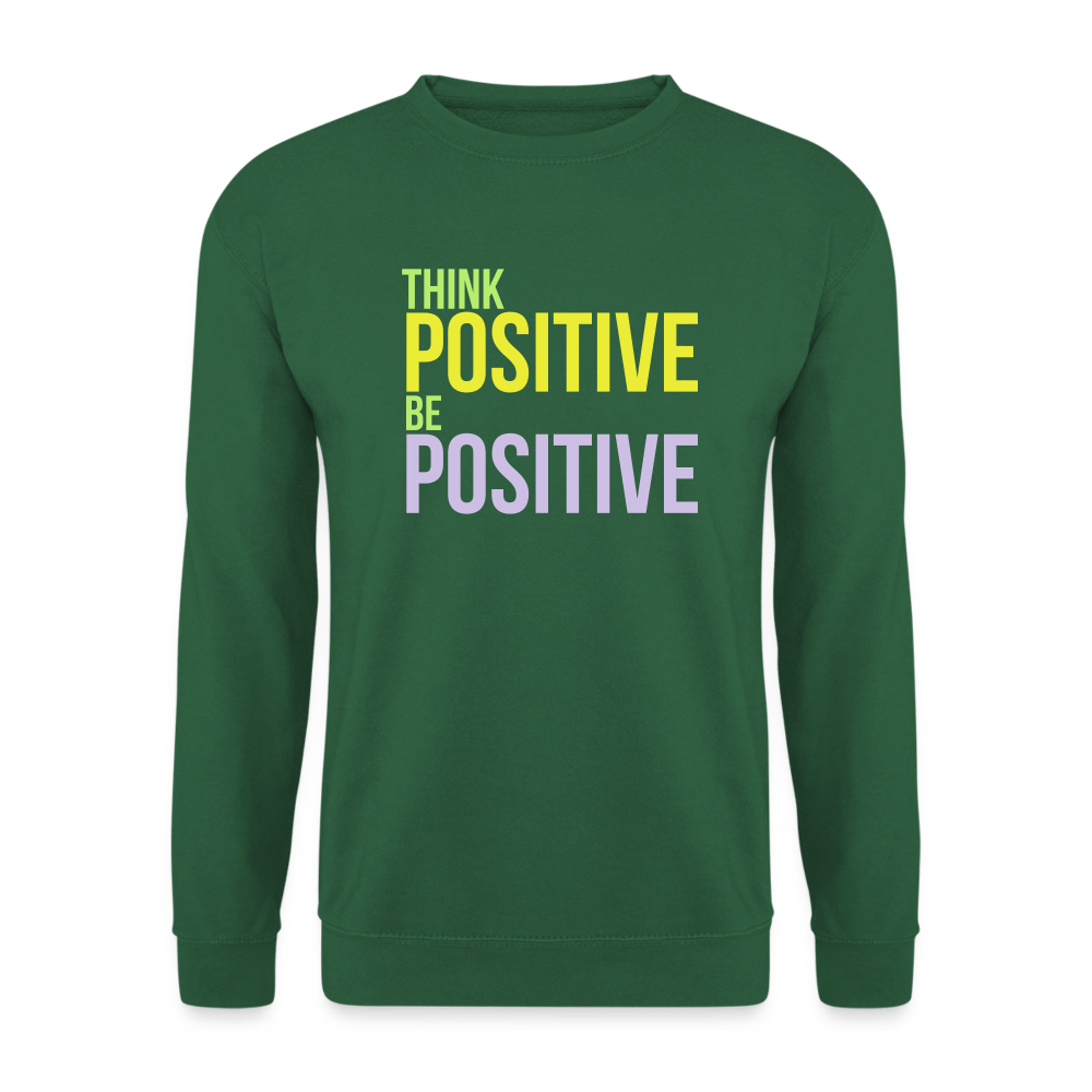 TeeFEVA Unisex Sweatshirt | Just Hoods Unisex Sweatshirt | Think Positive Be Positive