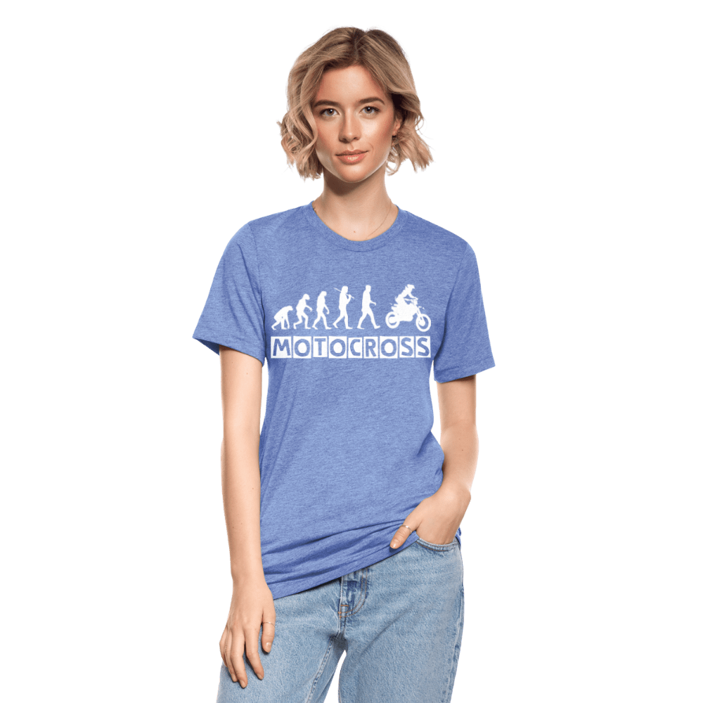 TeeFEVA Unisex Tri-Blend T-Shirt | Bella & Canvas Unisex Tri-Blend T-Shirt - Evolution Motocross