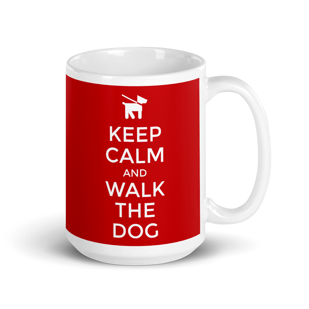 TeeFEVA Mug Keep Calm Mug | Dogs | Keep Calm and Walk The Dog