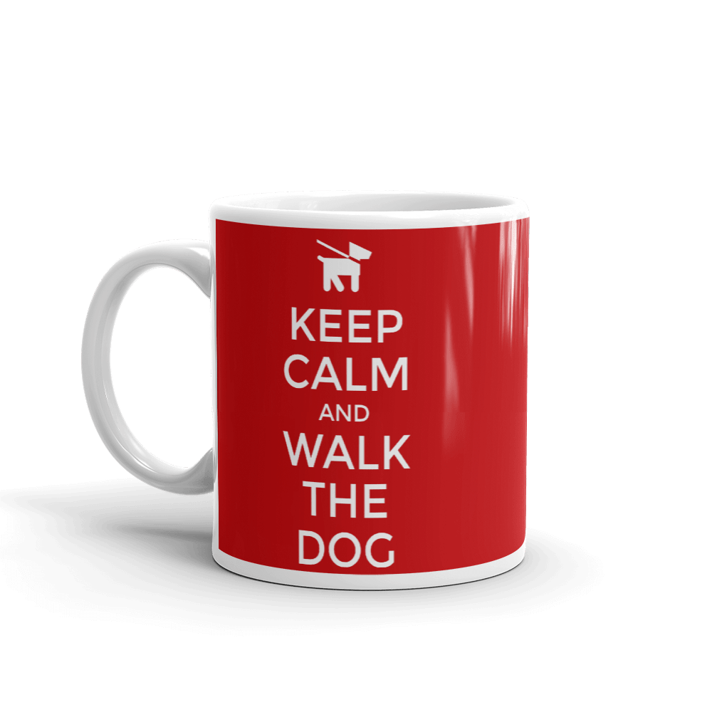 TeeFEVA Mug Keep Calm Mug | Dogs | Keep Calm and Walk The Dog