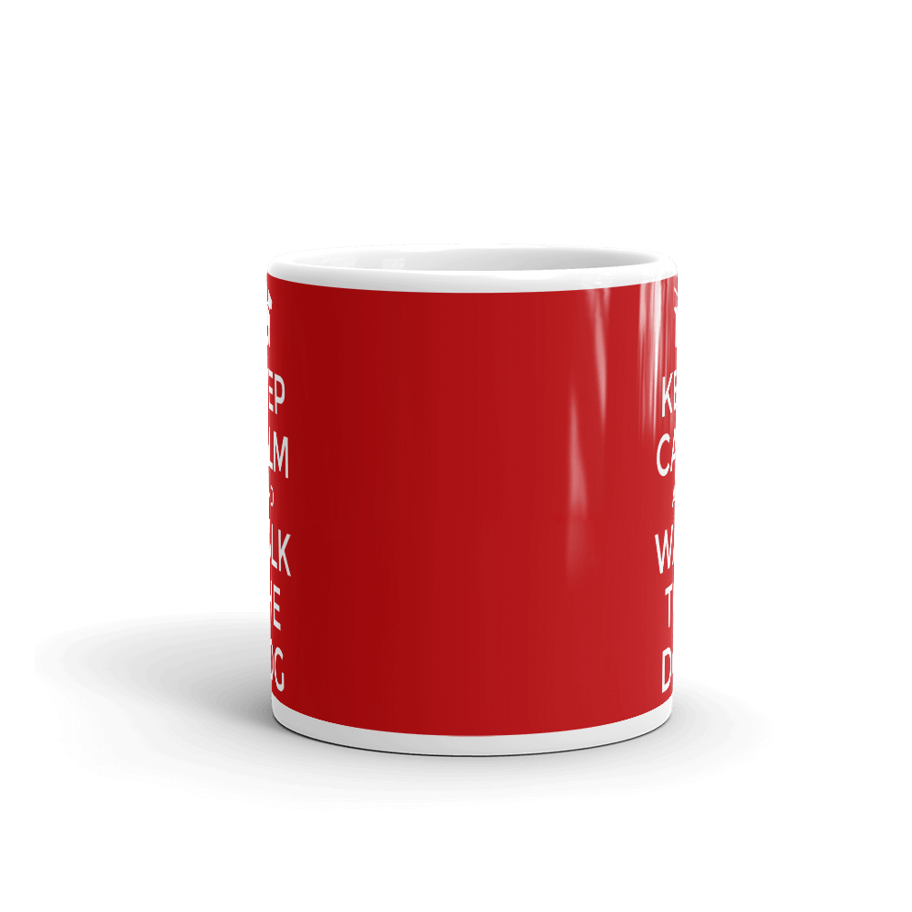 TeeFEVA Mug Keep Calm Mug | Dogs | Keep Calm and Walk The Dog