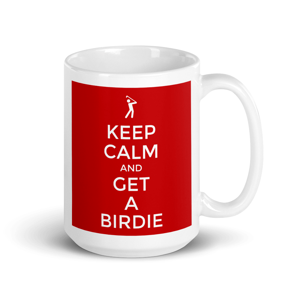 TeeFEVA Mug Keep Calm Mug | Golf | Keep Calm and GET A Birdie
