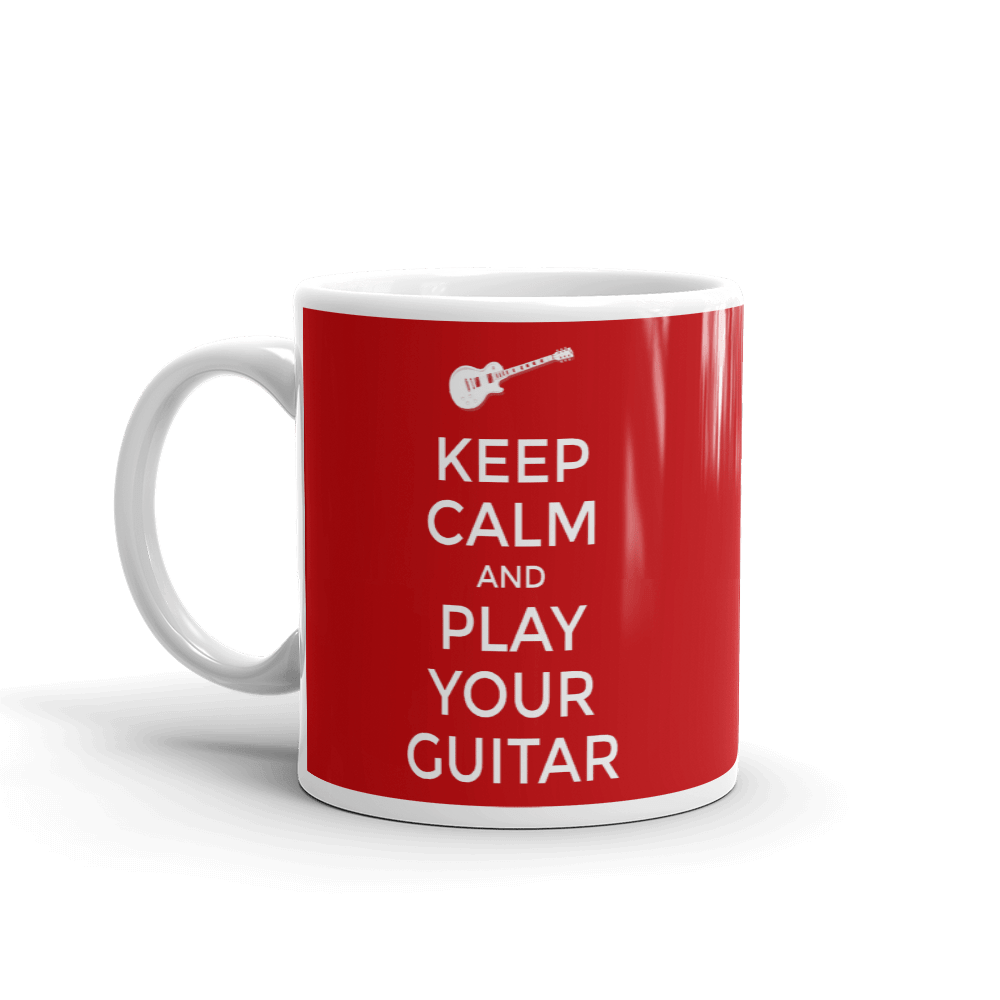 TeeFEVA Mug Keep Calm Mug | Play Your Guitar