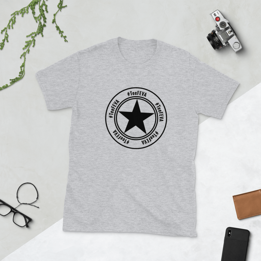 TeeFEVA T-Shirt | Main Star TeeFEVA Black Stamp