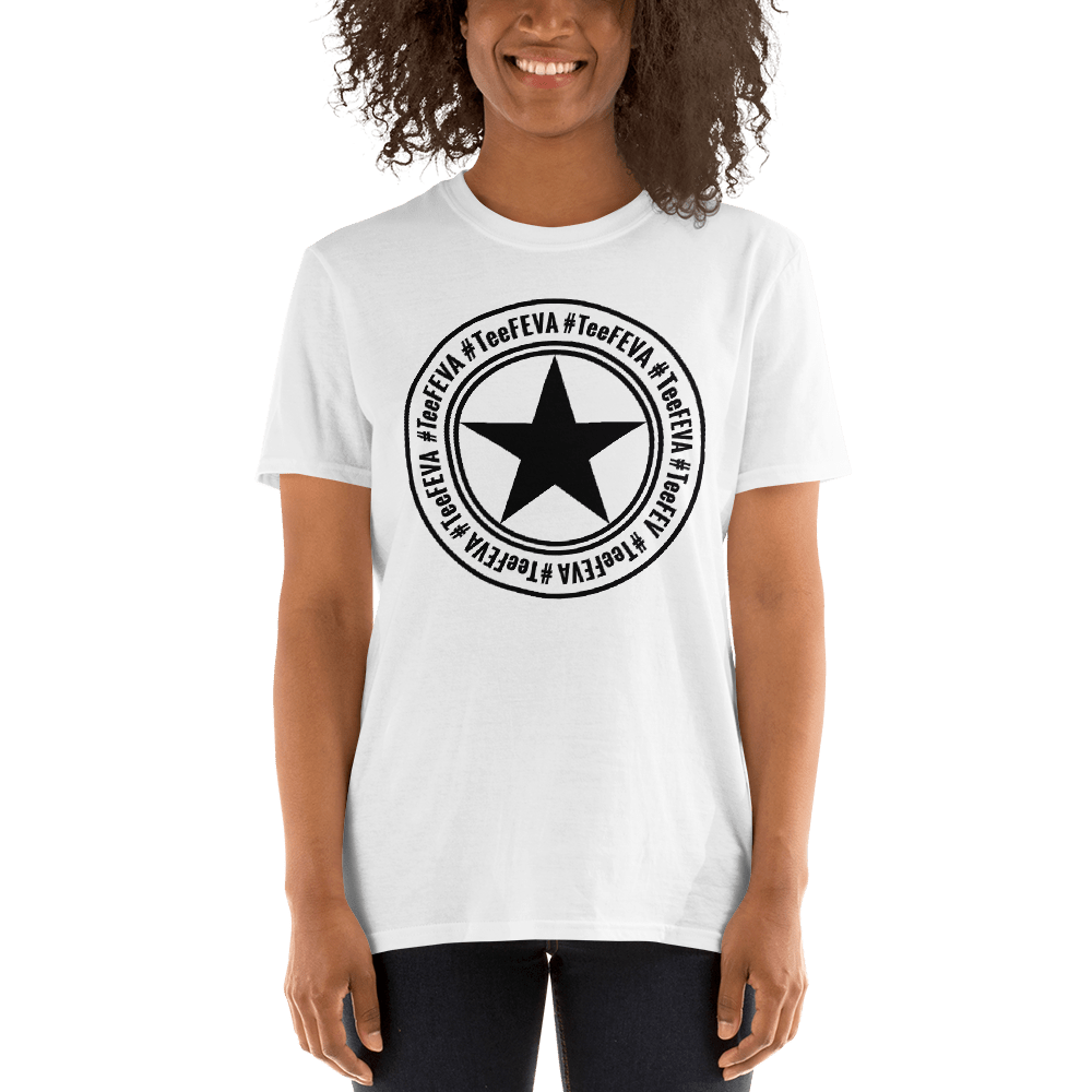 TeeFEVA T-Shirts Unisex TShirt | 8 Point | TeeFEVA | Black Star Stamp