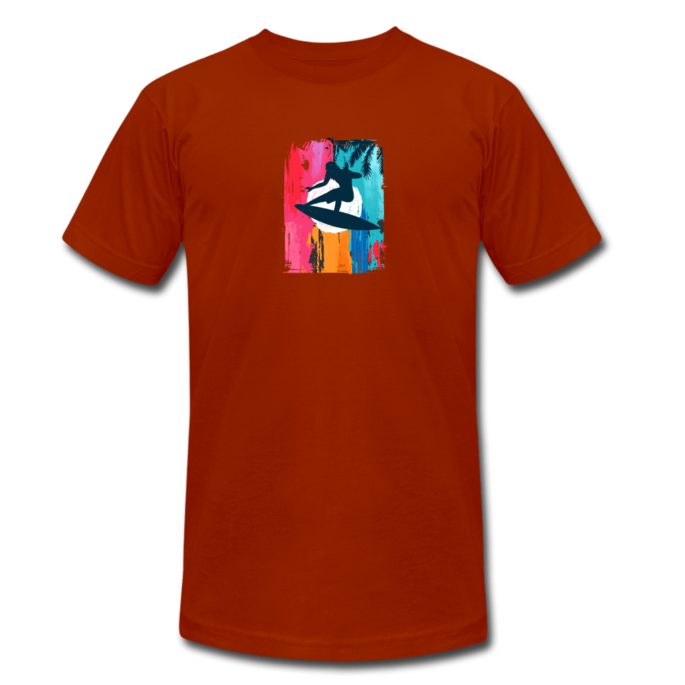 TeeFEVA Unisex Tri-Blend T-Shirt | Bella & Canvas Unisex Summer T-Shirt | Surf front large back
