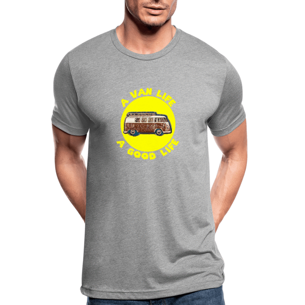 TeeFEVA Unisex Tri-Blend T-Shirt | Bella & Canvas Unisex Van Life T-Shirt | A VAN LIFE A GOOD LIFE