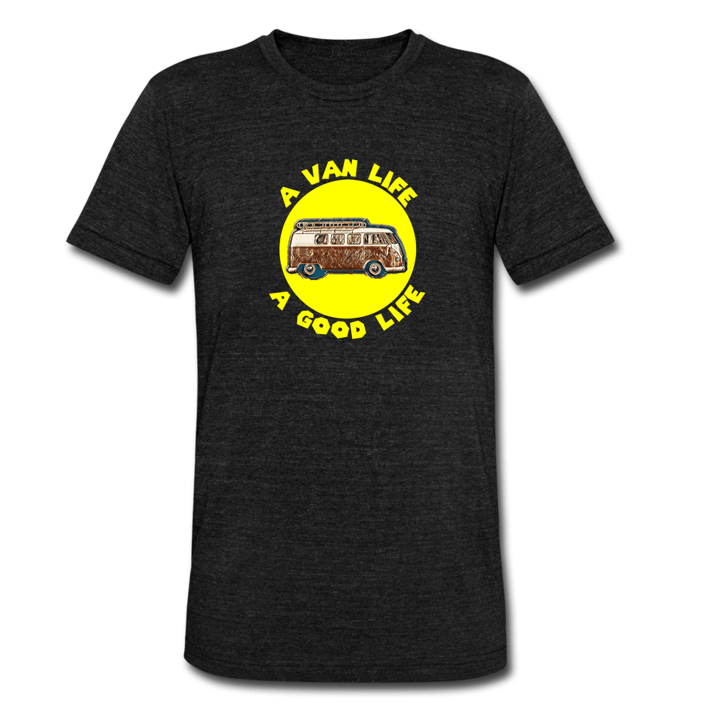 TeeFEVA Unisex Tri-Blend T-Shirt | Bella & Canvas Unisex Van Life T-Shirt | A VAN LIFE A GOOD LIFE