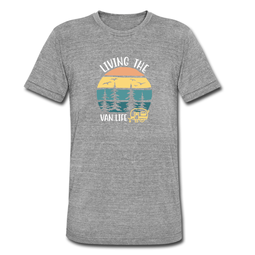TeeFEVA Unisex Tri-Blend T-Shirt | Bella & Canvas Unisex Van Life T-Shirt | Living The Van Life
