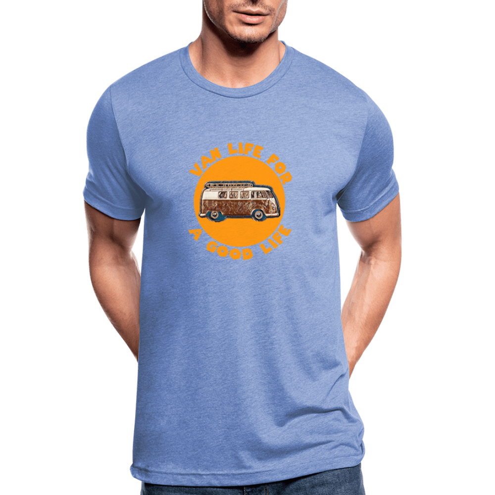 TeeFEVA Unisex Tri-Blend T-Shirt | Bella & Canvas Unisex Van Life T-Shirt | VAN LIFE FOR A GOOD LIFE