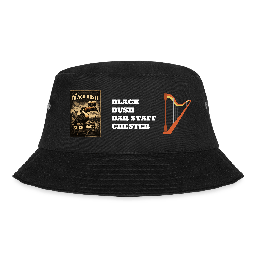 TeeFEVA Bucket Hat BLACK BUSH IRISH BAR STAFF CHESTER - BAR STAFF Bucket Hat